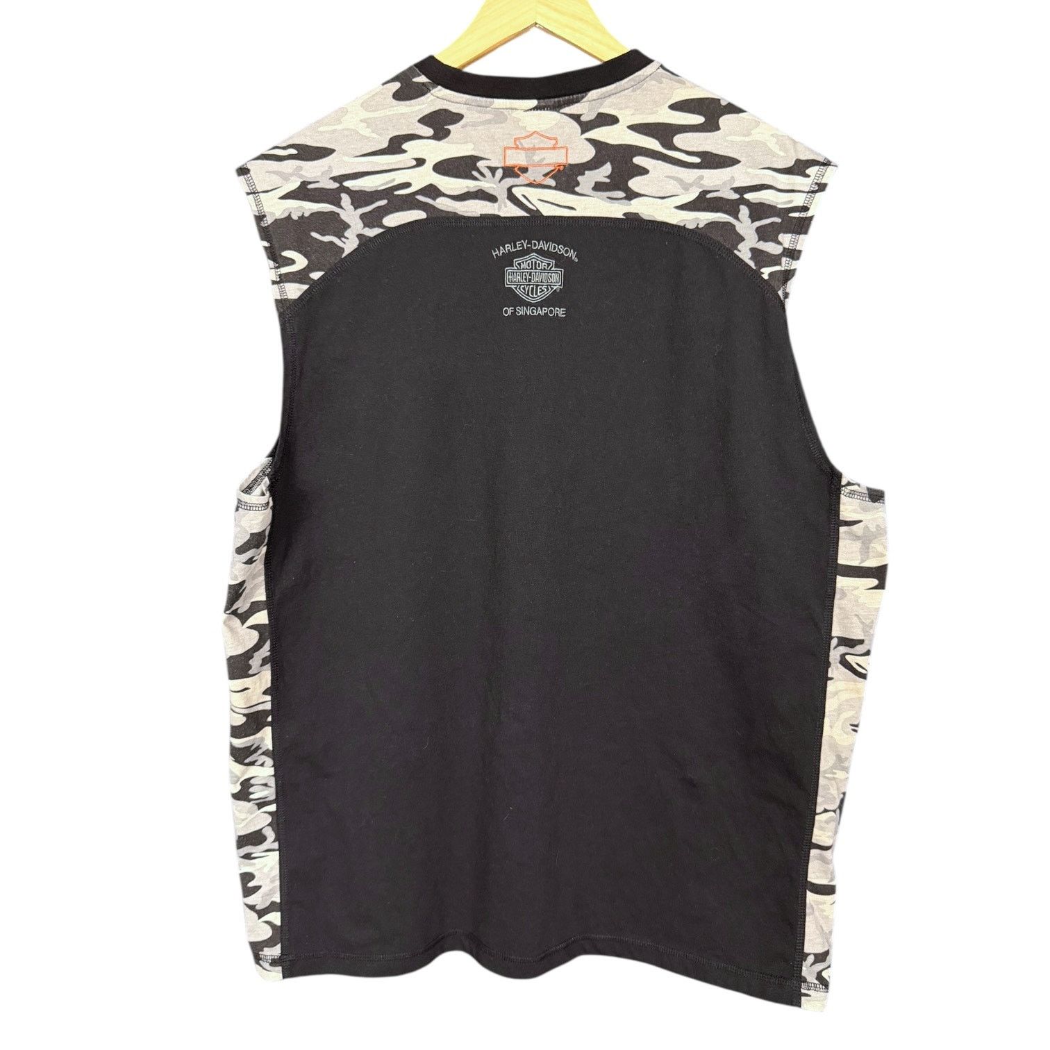 Harley Davidson Men's Harley Davidson Singapore Black & Camo Tank Top XXL Size US XXL / EU 58 / 5 - 2 Thumbnail