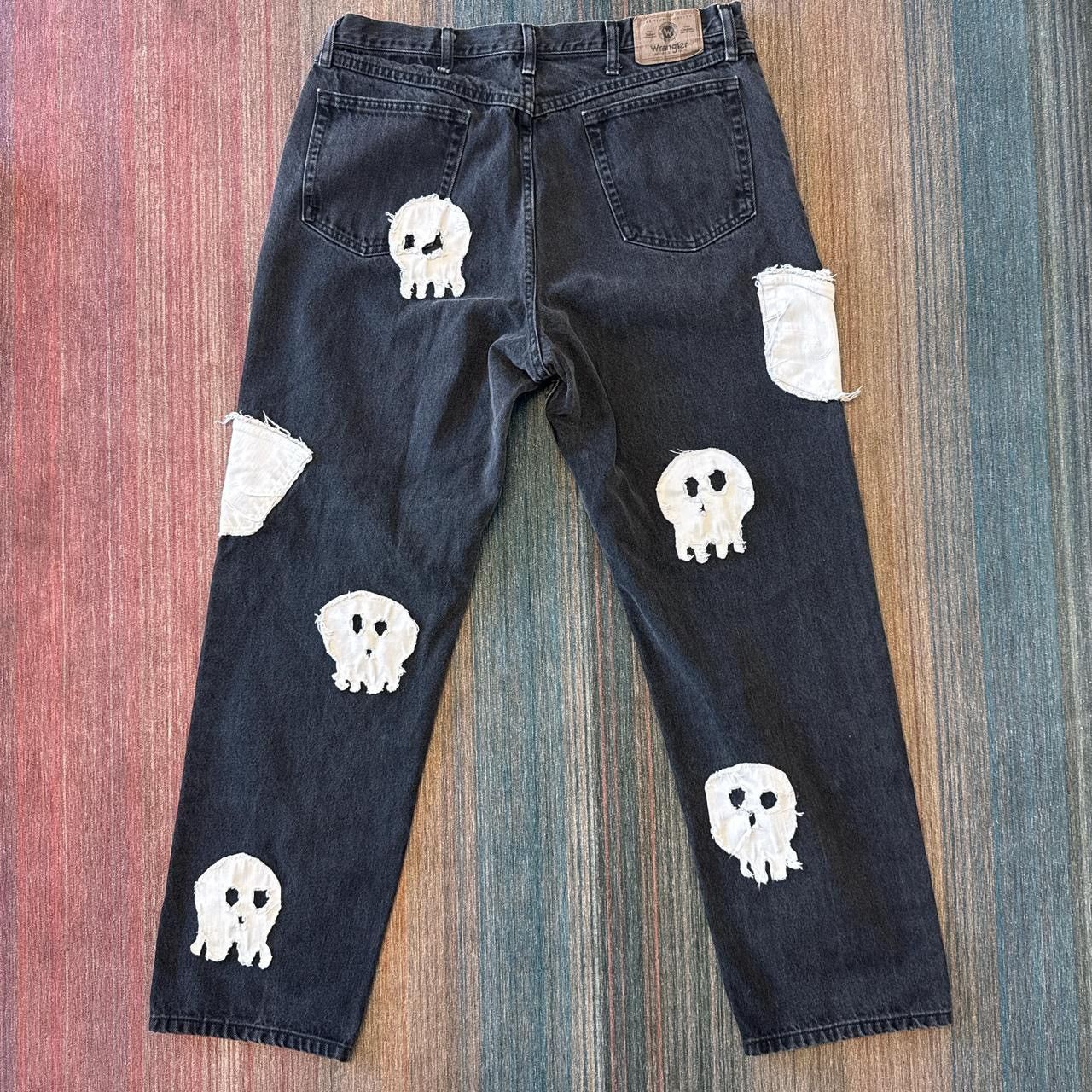 Wrangler Custom skull patchwork Wranglers Size US 34 / EU 50 - 2 Thumbnail