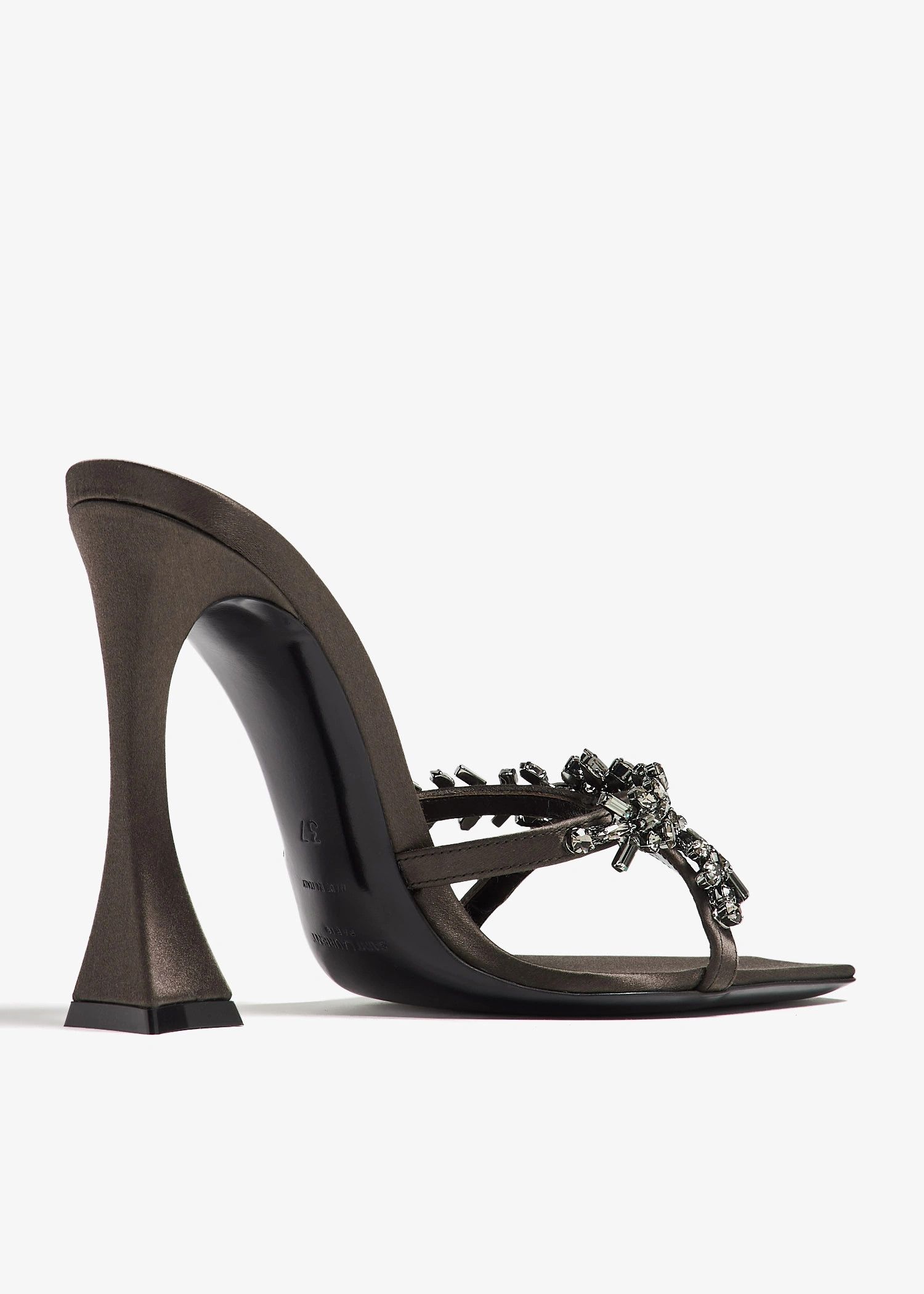 Saint Laurent Paris o1bcso1str1225 Sandals in Dark Brown Size US 8 / IT 38 - 4 Thumbnail
