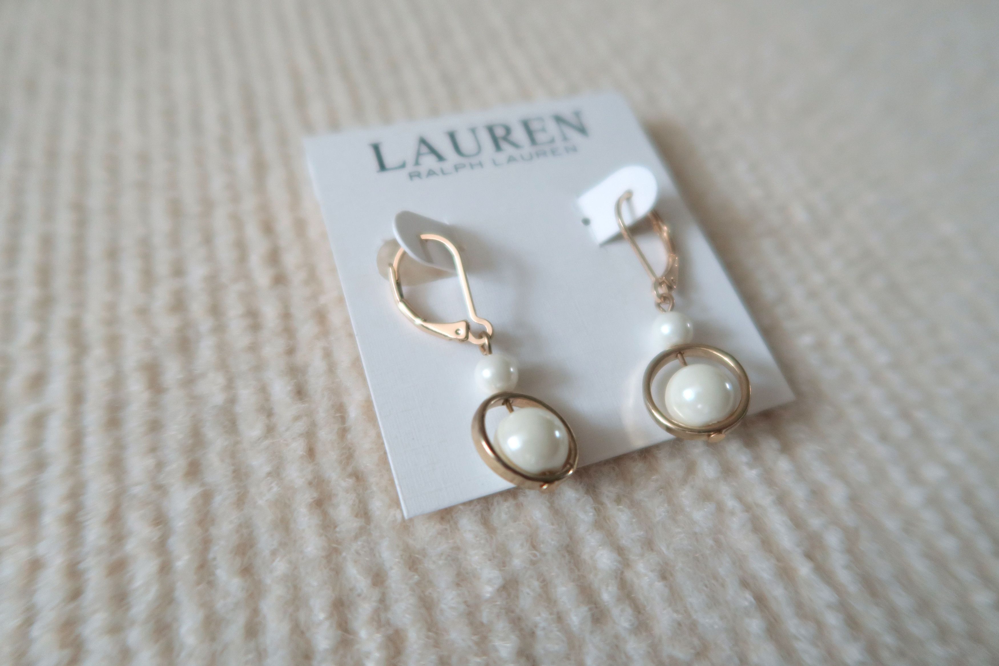 Ralph Lauren Ralph Lauren Drop Pearls Earrings Size ONE SIZE - 2 Thumbnail
