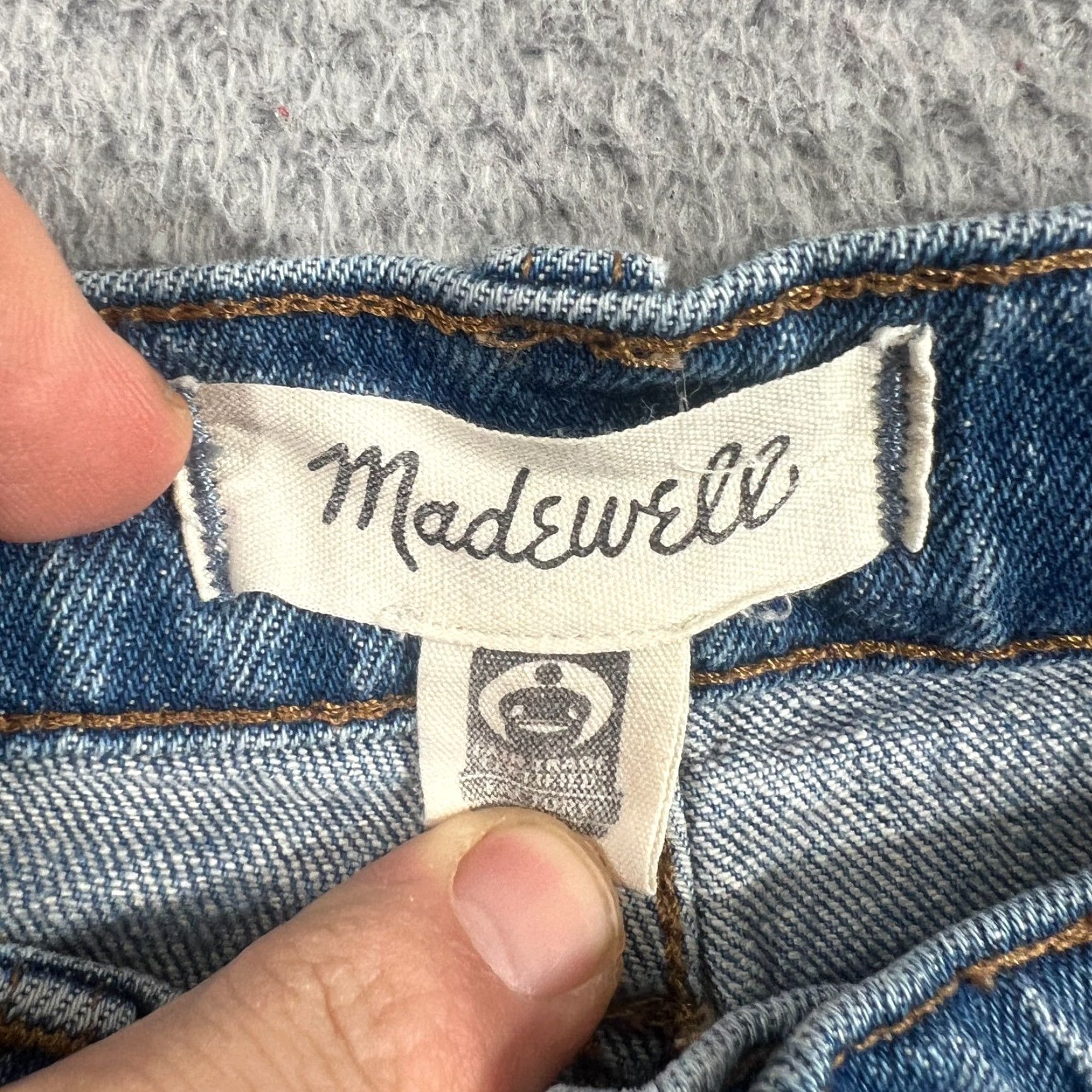 Madewell Madewell Womens High-Rise Denim Shorts Size 29 w/ Raw Hem Size 29" - 4 Thumbnail