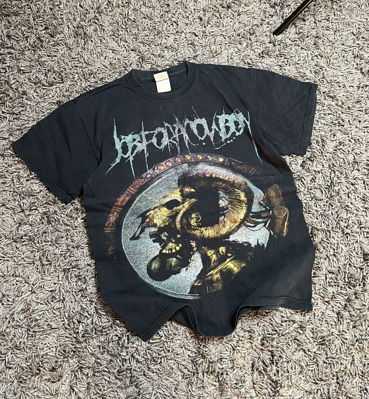 Band Tees VTG Job For A Cowboy "Aztec" Band Tee - Faded Black Size US M / EU 48-50 / 2 - 1 Thumbnail