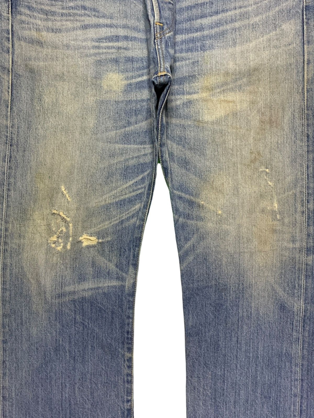 Levi's × Levi's Vintage Clothing Vintage 90s Levis 501 Faded Mud Wash Distressed Baggy Jeans Size US 36 / EU 52 - 5 Thumbnail