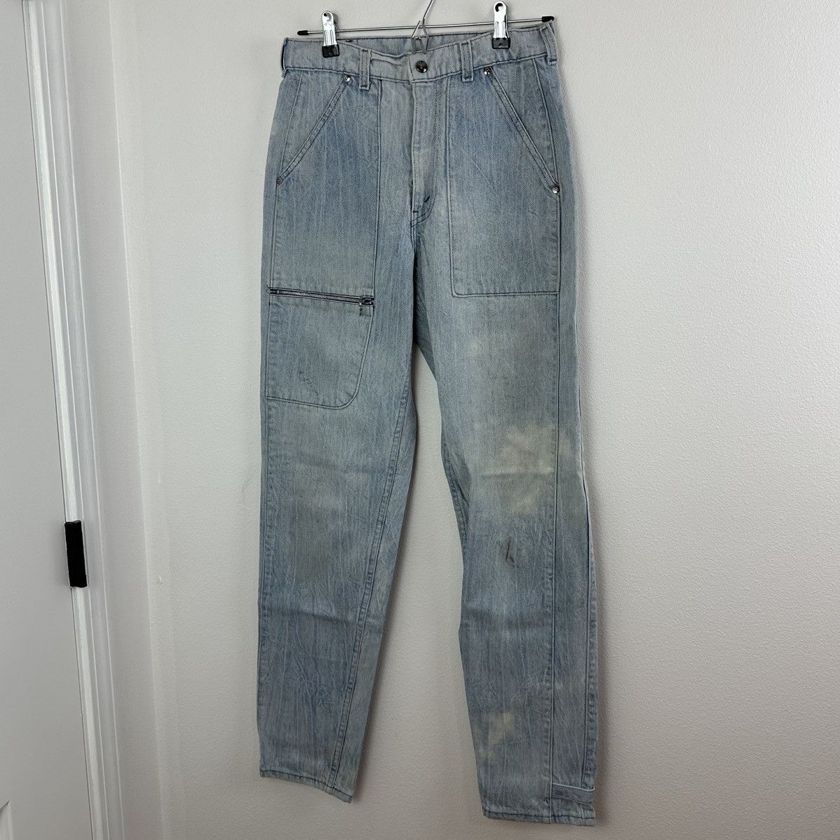 Levi's Vintage Levis Jeans Rare SilverTab Style Rivets 28” Waist Size US 28 / EU 44 - 3 Thumbnail