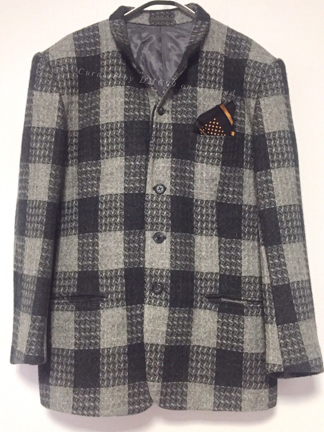 Yohji Yamamoto Yohji Yamamoto Y's Achive Gray Plaid Suit Size US M / EU 48-50 / 2 - 1 Thumbnail