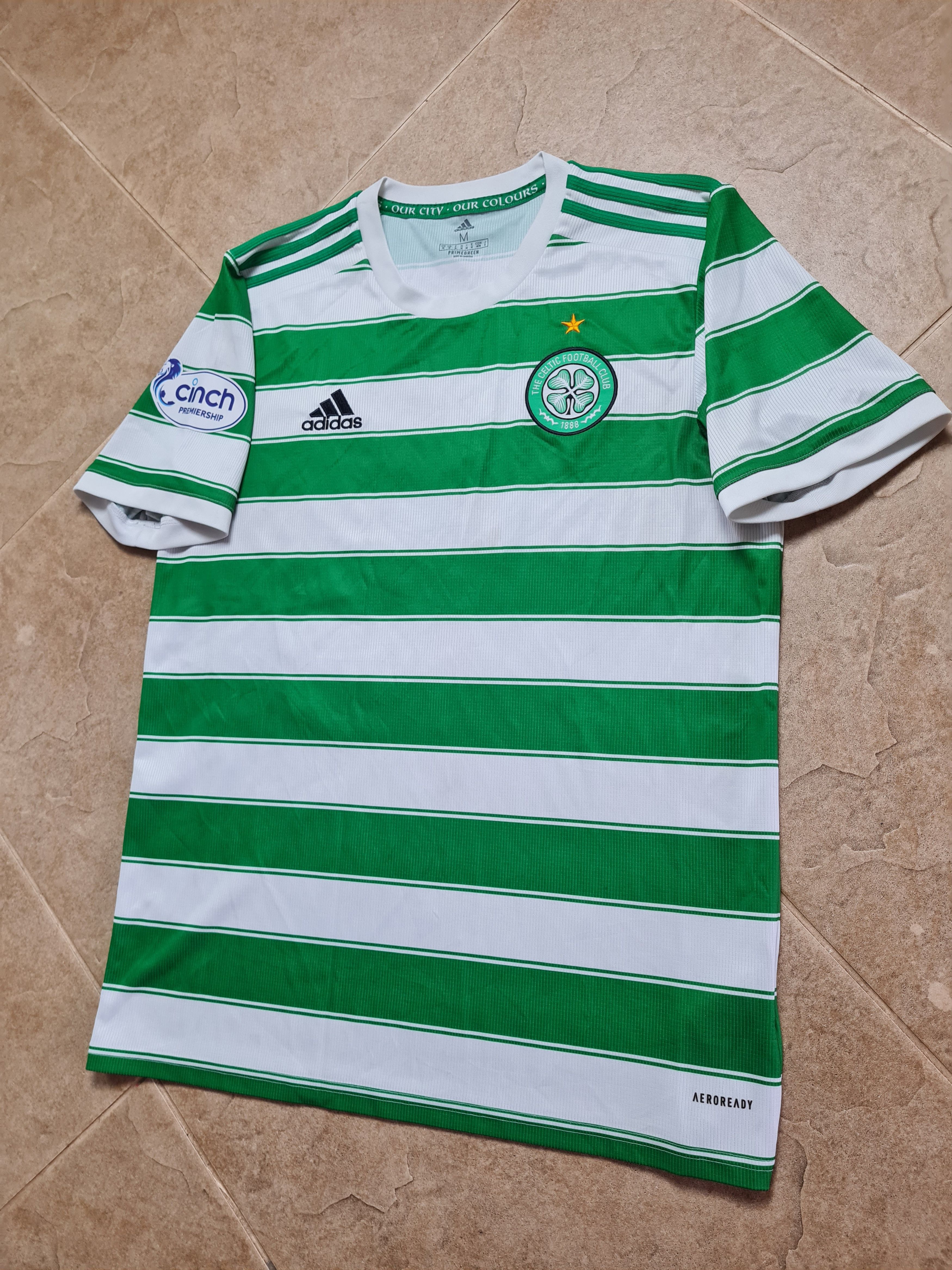 Adidas Jersey Celtic FC #16 Soccer Shirt 20/21 Adidas Trikot Size US M / EU 48-50 / 2 - 9 Thumbnail
