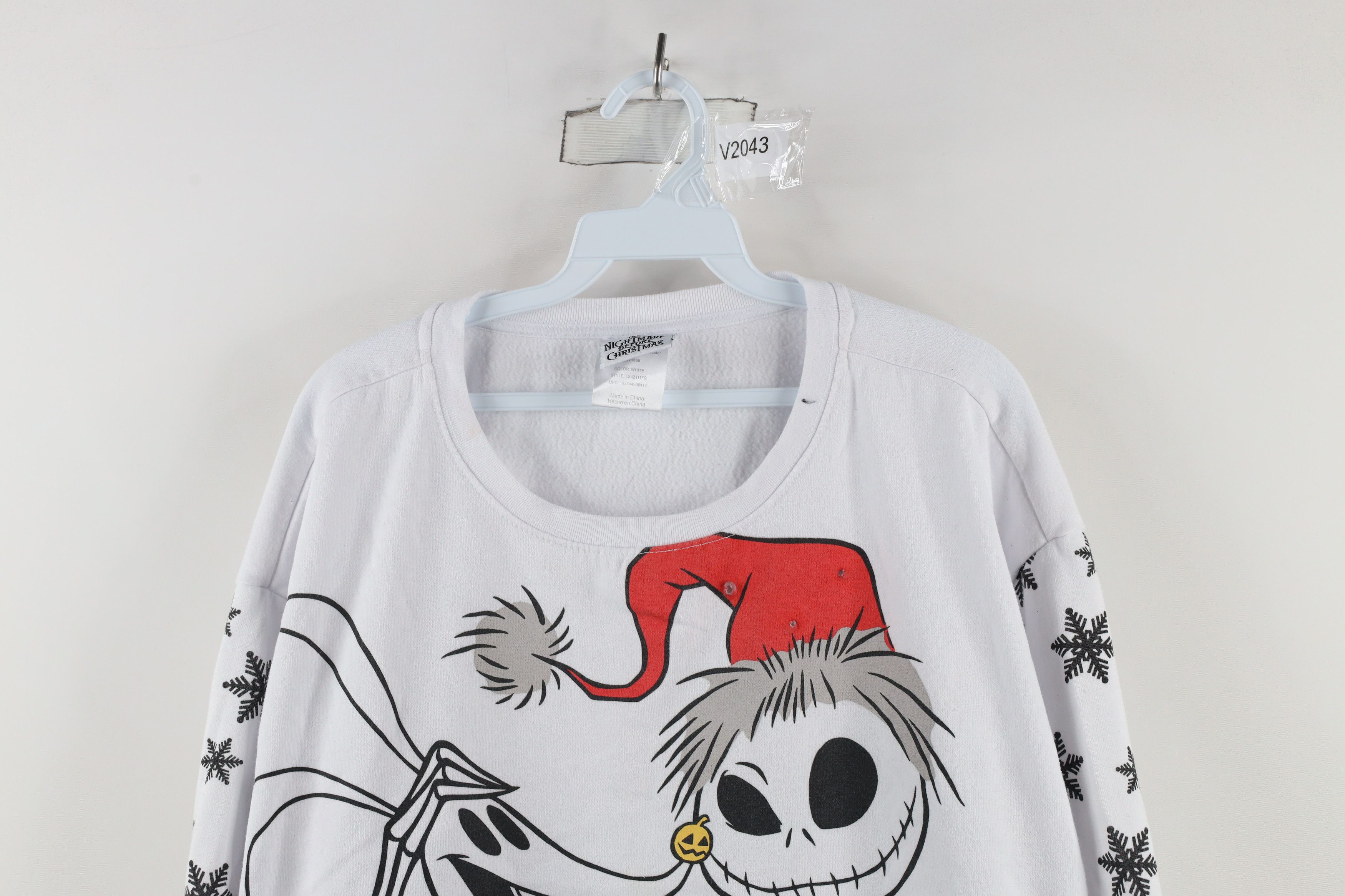 Disney × Vintage Vintage Disney Before Christmas All Over Print Sweatshirt Size XXL / US 16-18 / IT 52-54 - 2 Thumbnail