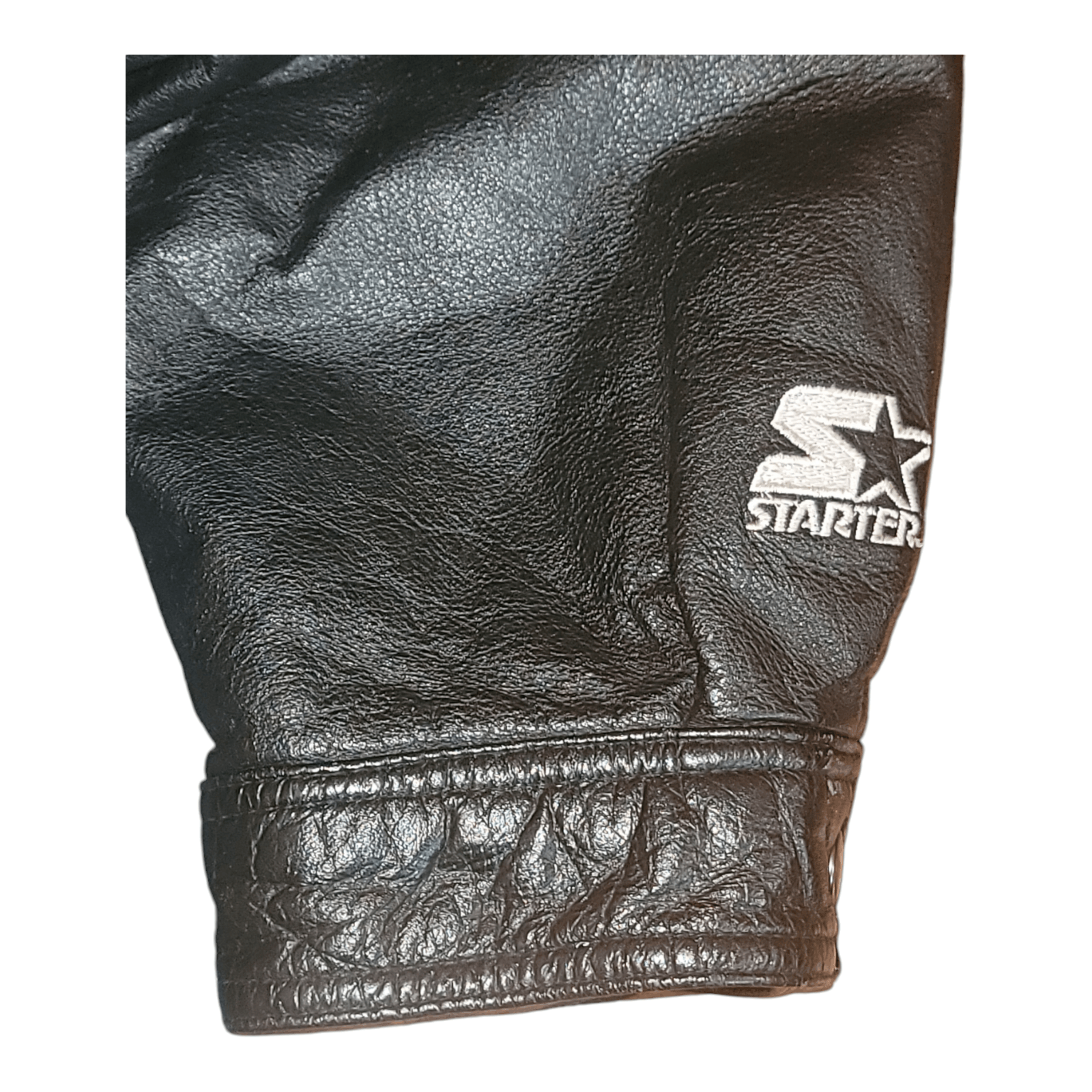 Starter Vintage Starter Dallas Cowboys Genuine Leather Coat Size US XL / EU 56 / 4 - 4 Thumbnail