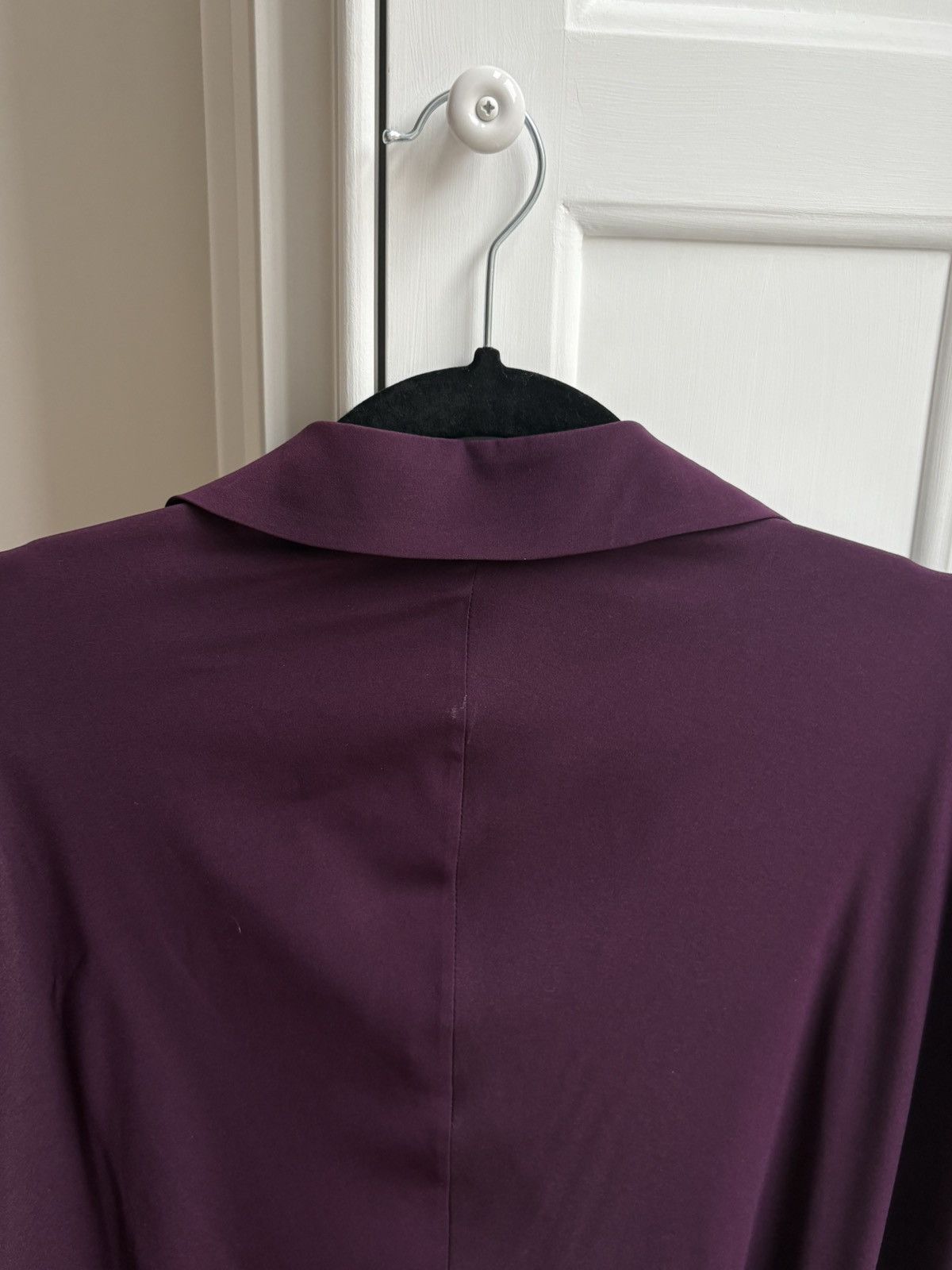 Zero + Maria Cornejo Collectors Item Zero + Maria Cornejo Bordeaux Shirt Dress Size M / US 6-8 / IT 42-44 - 6 Thumbnail