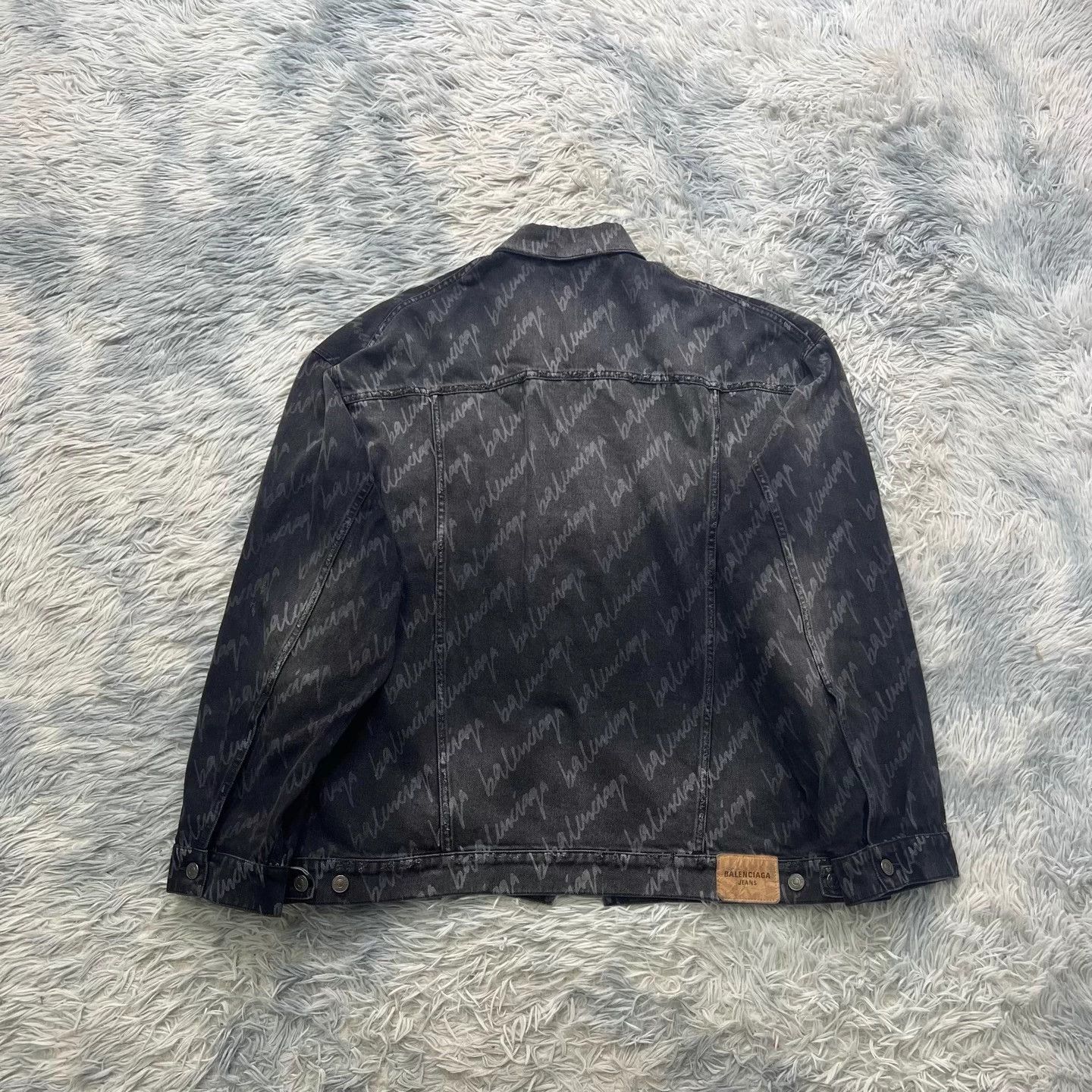 Balenciaga Balenciaga Denim Jacket, Size 3 Size US M / EU 48-50 / 2 - 2 Thumbnail