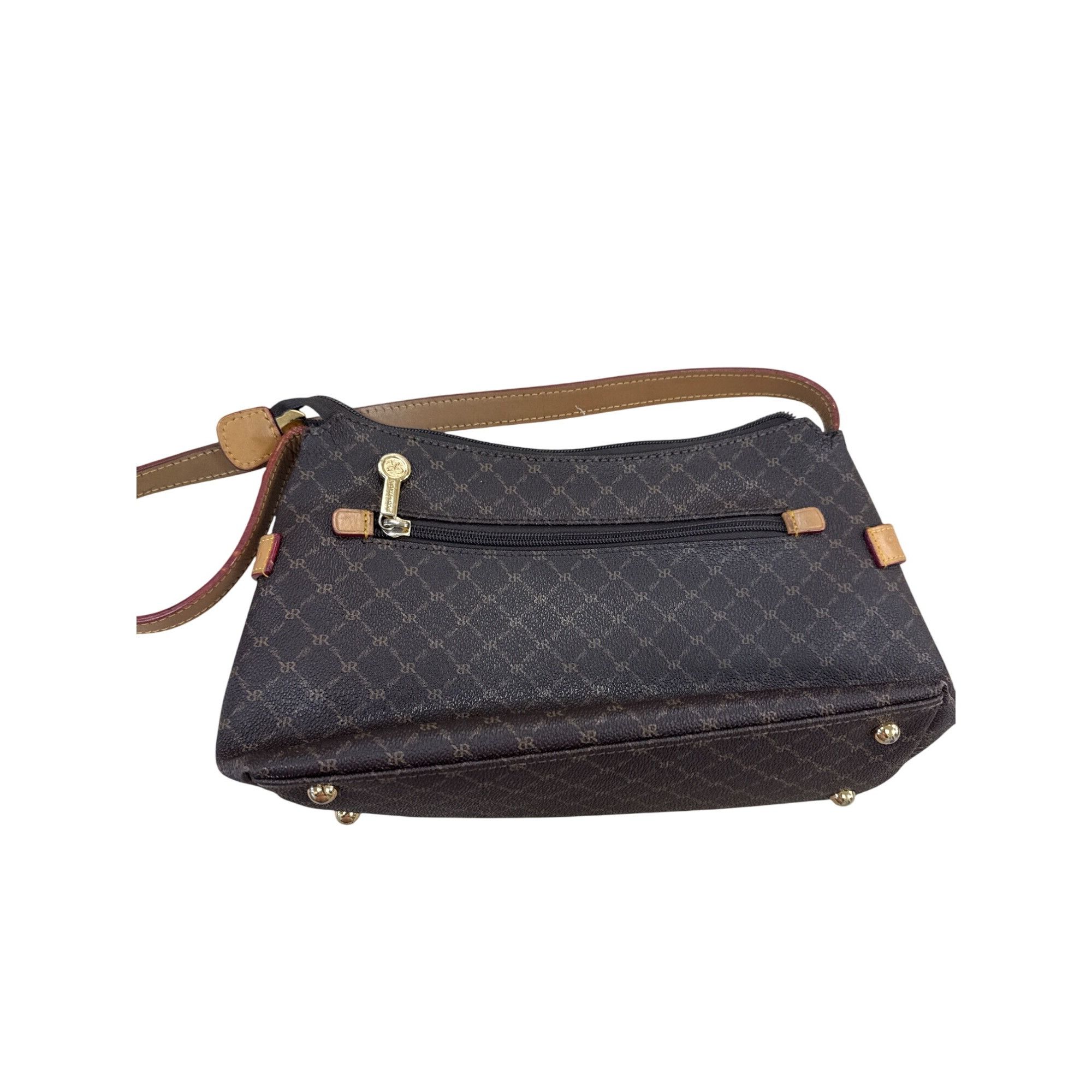 Designer Rioni Womens Brown Leather Clutch Handbag 7"x12" SKU 7332 Size ONE SIZE - 8 Thumbnail