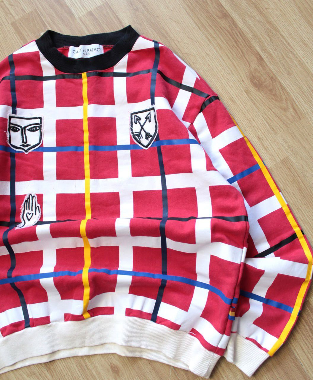 Jean Charles De Castelbajac 🔥 Jean Charles De Castelbajac Paris Art Sweatshirt Pullover Size US L / EU 52-54 / 3 - 2 Thumbnail
