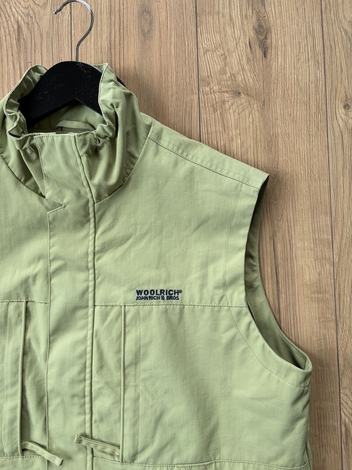 Woolrich Woolen Mills Woolrich Green Multicpocket Cargo Vest Size US L / EU 52-54 / 3 - 3 Thumbnail