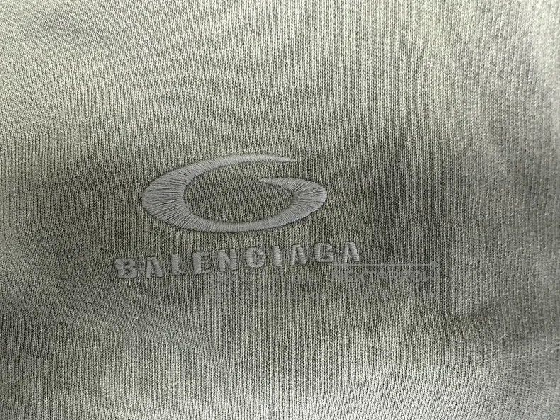Balenciaga Balenciaga Smoke Gray Embroidered Letter Size US M / EU 48-50 / 2 - 3 Thumbnail