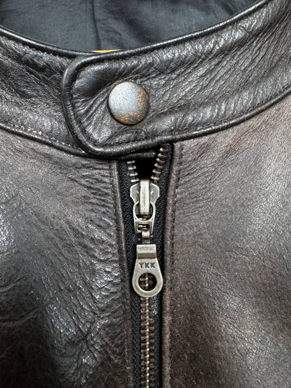 Vintage Vintage Lucky Drive Racing Leather Jacket Size US XXL / EU 58 / 5 - 9 Thumbnail