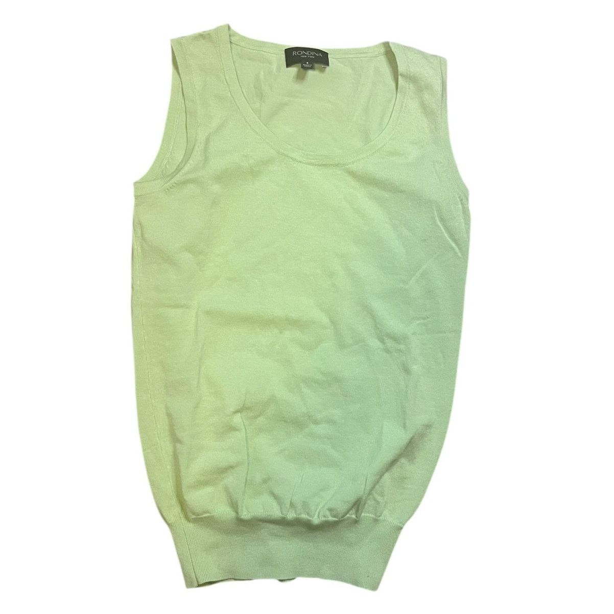 Designer Rondina New York Sleeveless Tank Top lime Green - Size Small Size S / US 4 / IT 40 - 1 Thumbnail