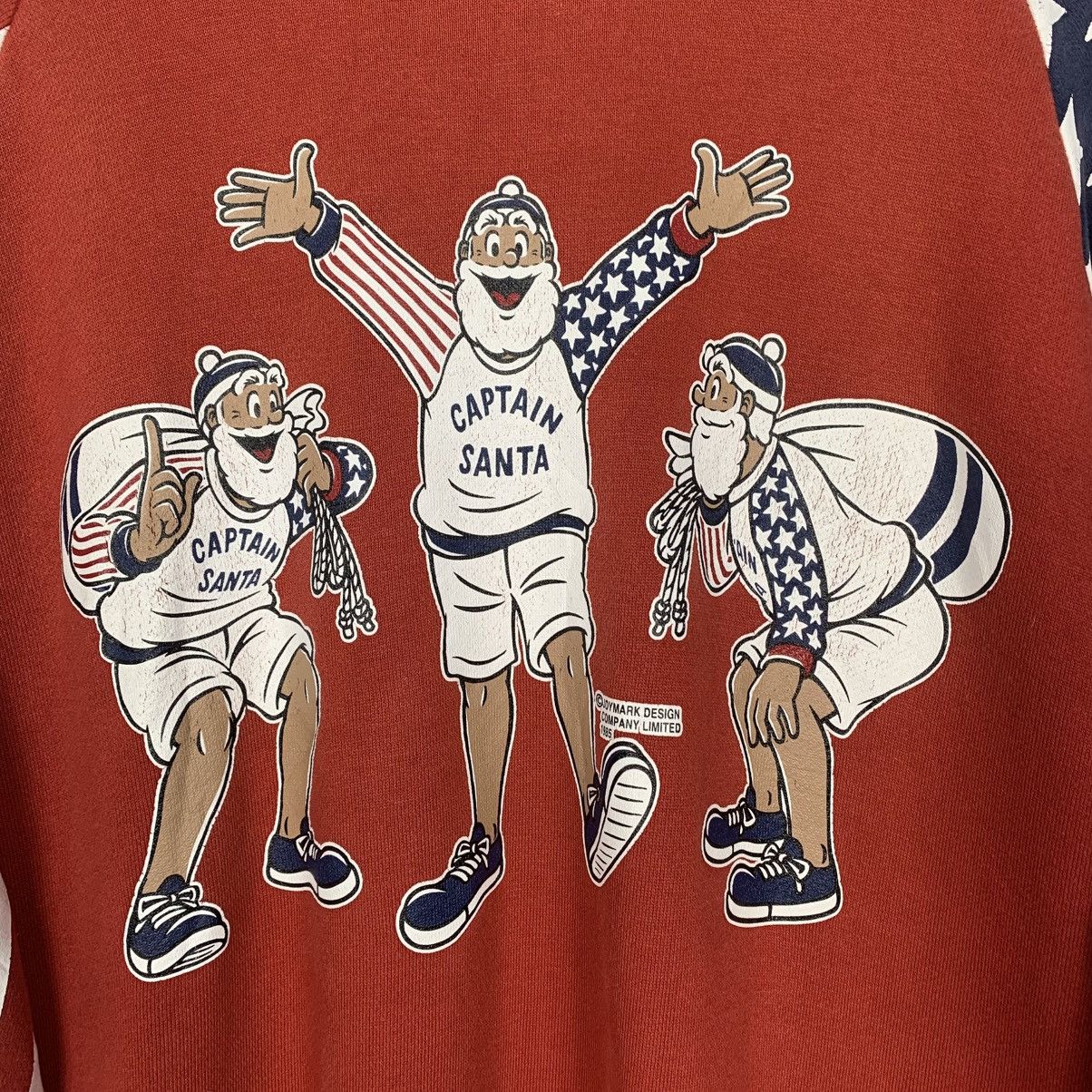 Other Captain Santa America Flag Crewneck Sweatshirt Size US L / EU 52-54 / 3 - 14 Thumbnail