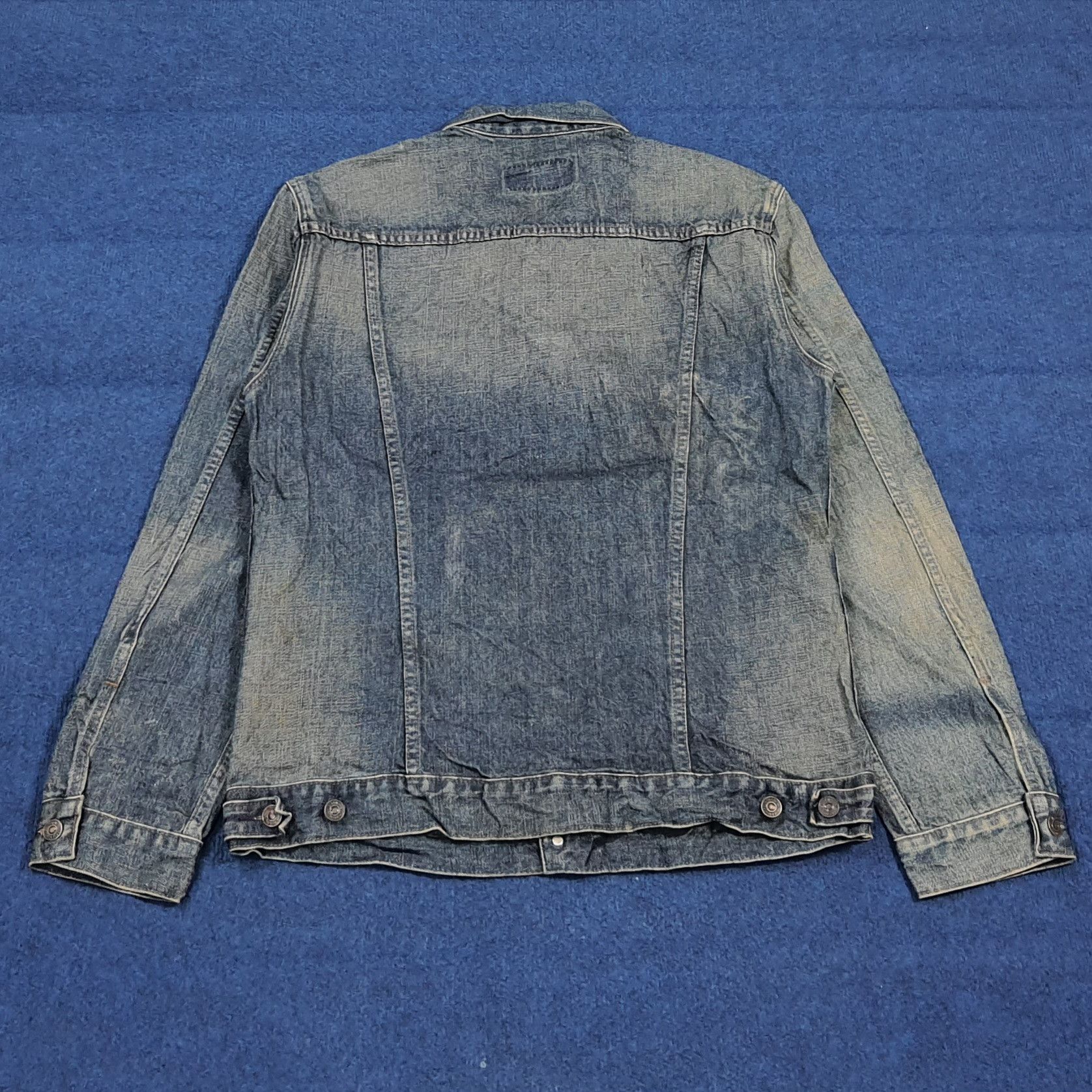 Levi's Vintage Levi’s 70599 Denim Faded Blue Trucker Jacket C302N21 Size US M / EU 48-50 / 2 - 4 Thumbnail