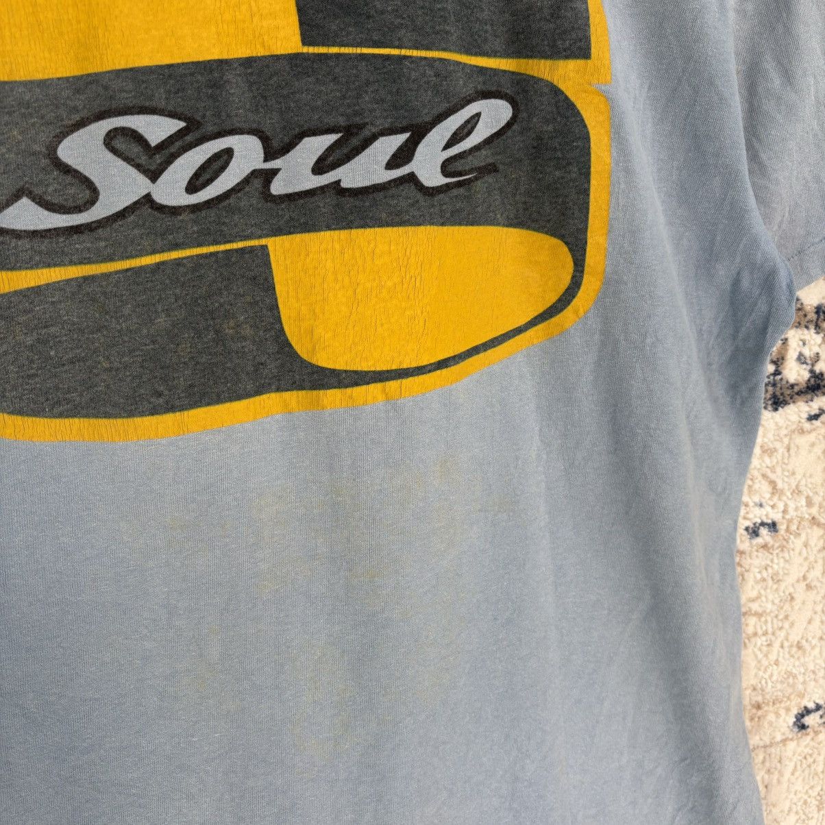 Triple 5 Soul × Vintage Vintage 90s Soul Big Logo Single Stitches T-shirt Size US L / EU 52-54 / 3 - 4 Thumbnail