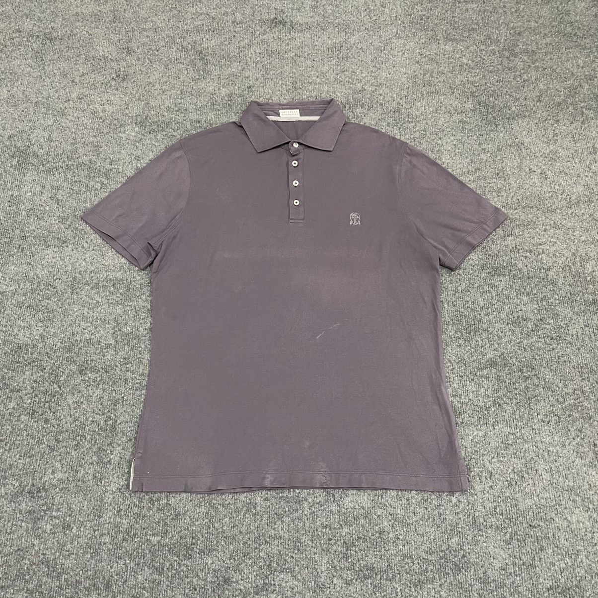 Brunello Cucinelli Brunello Cucinelli Polos Short Sleeve Shirt Casual Size US M / EU 48-50 / 2 - 1 Thumbnail