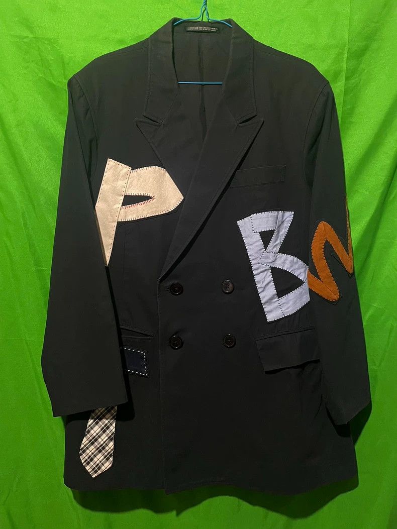 Yohji Yamamoto Yohji Yamamoto 90s Letter Jacket Size US S / EU 44-46 / 1 - 1 Thumbnail