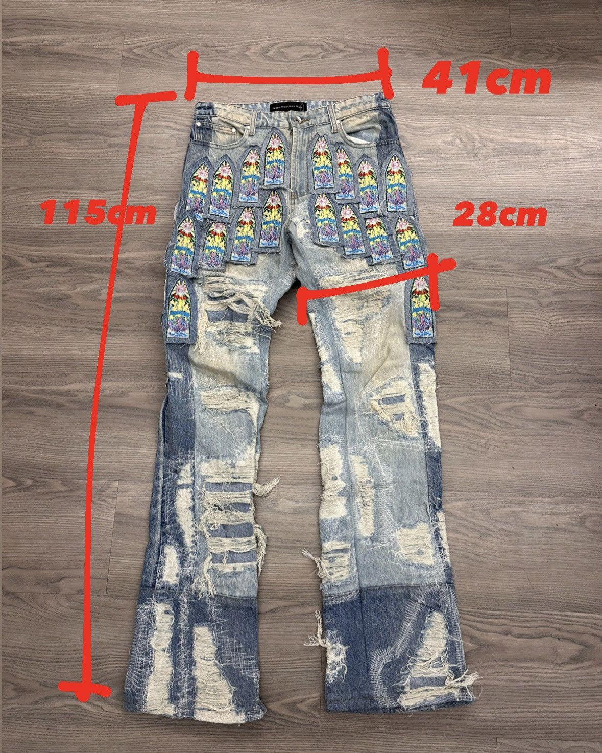 Who Decides War Who Decides War WDW COLISEUM FUSION DENIM Jeans Pants Size US 30 / EU 46 - 12 Thumbnail