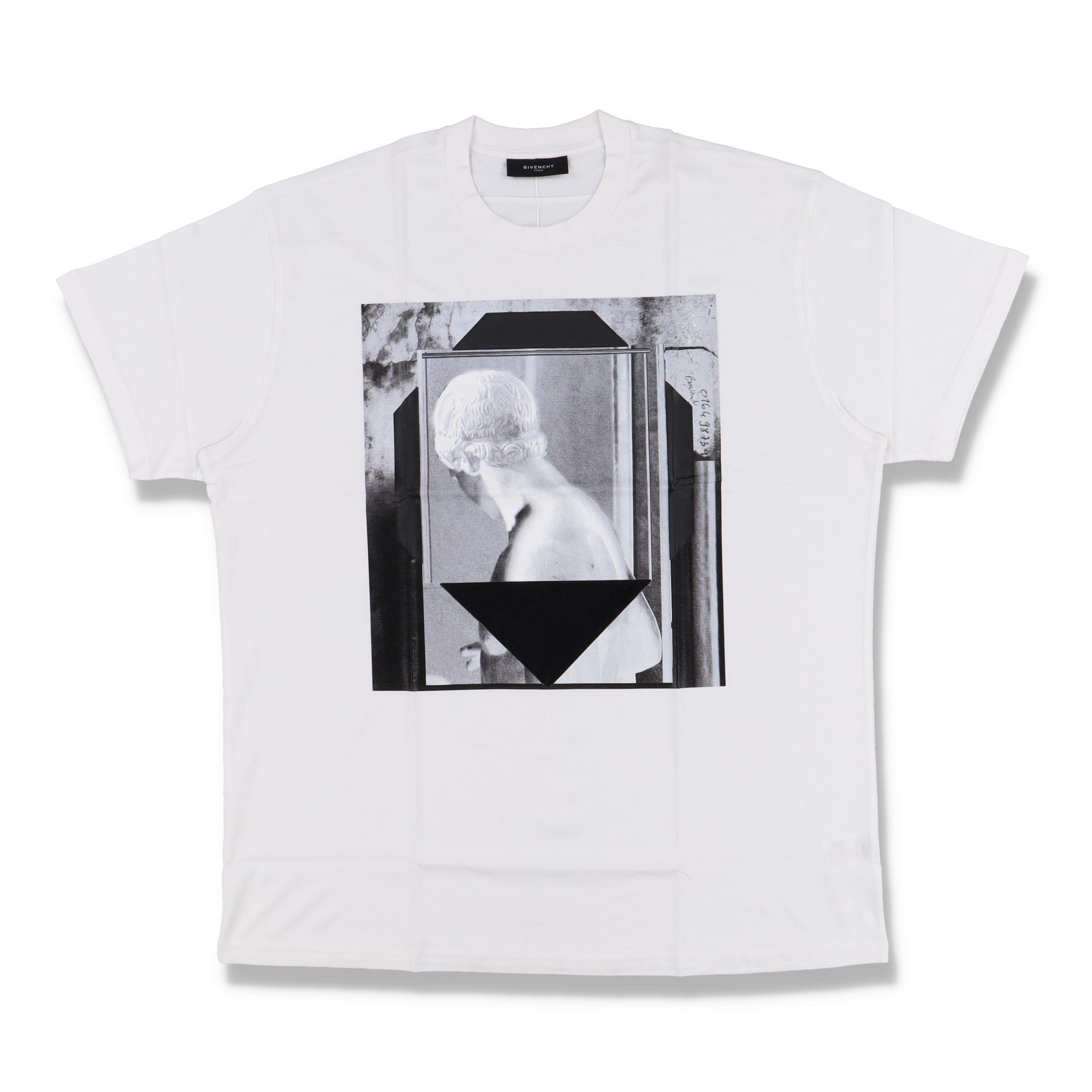 Givenchy FW13 White Runway Statue Print Oversized T-Shirt Size US XL / EU 56 / 4 - 1 Thumbnail