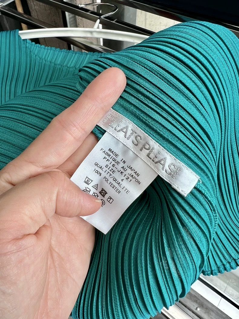 Issey Miyake issey miyake size:4 Emerald round neck and long sleeves 25 Size XXS / US 00 / IT 34 - 3 Thumbnail