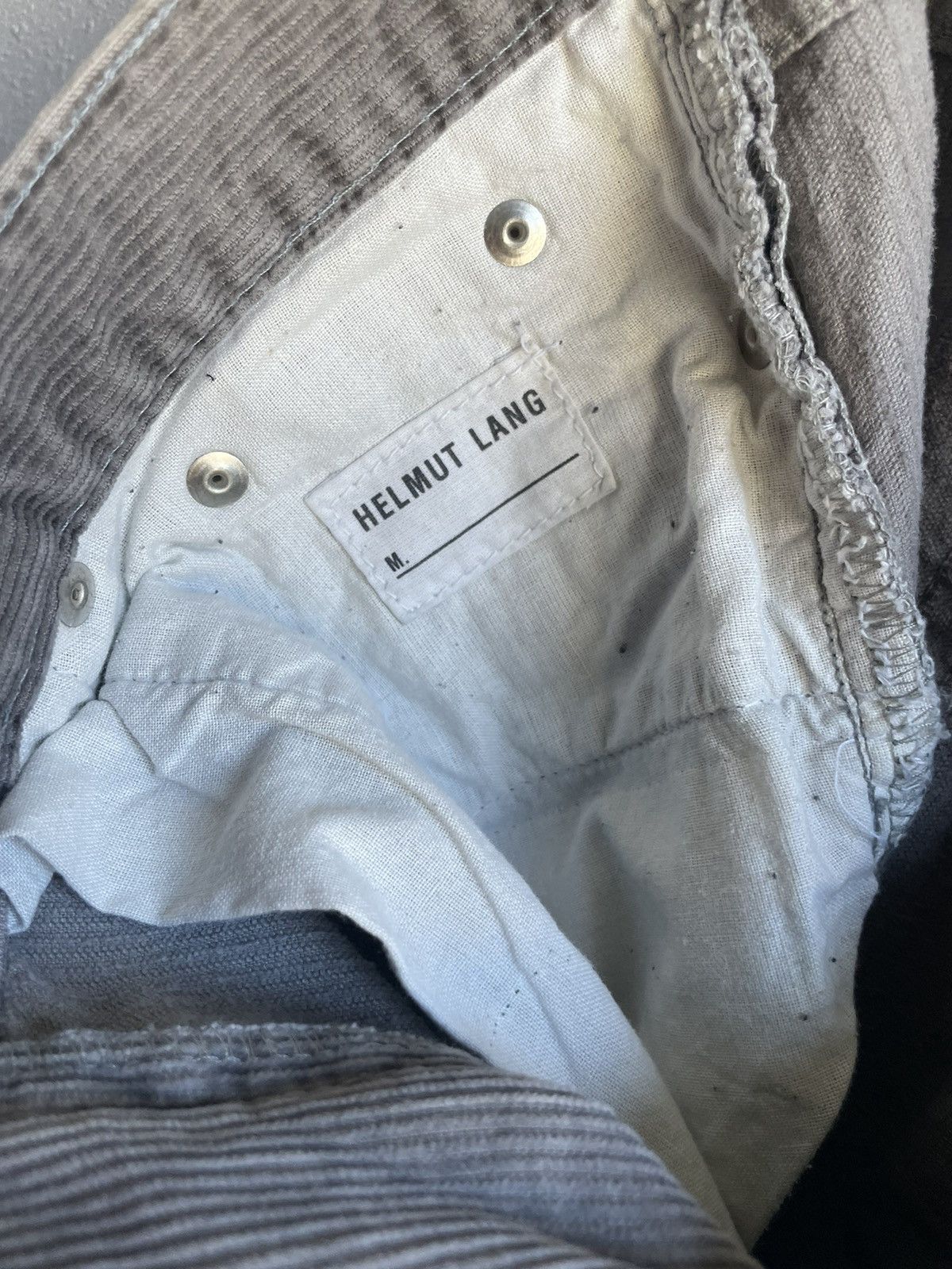Helmut Lang Helmut Lang S/S 2004 Low Rise Corduroy Pants 30x30 Size US 30 / EU 46 - 8 Thumbnail