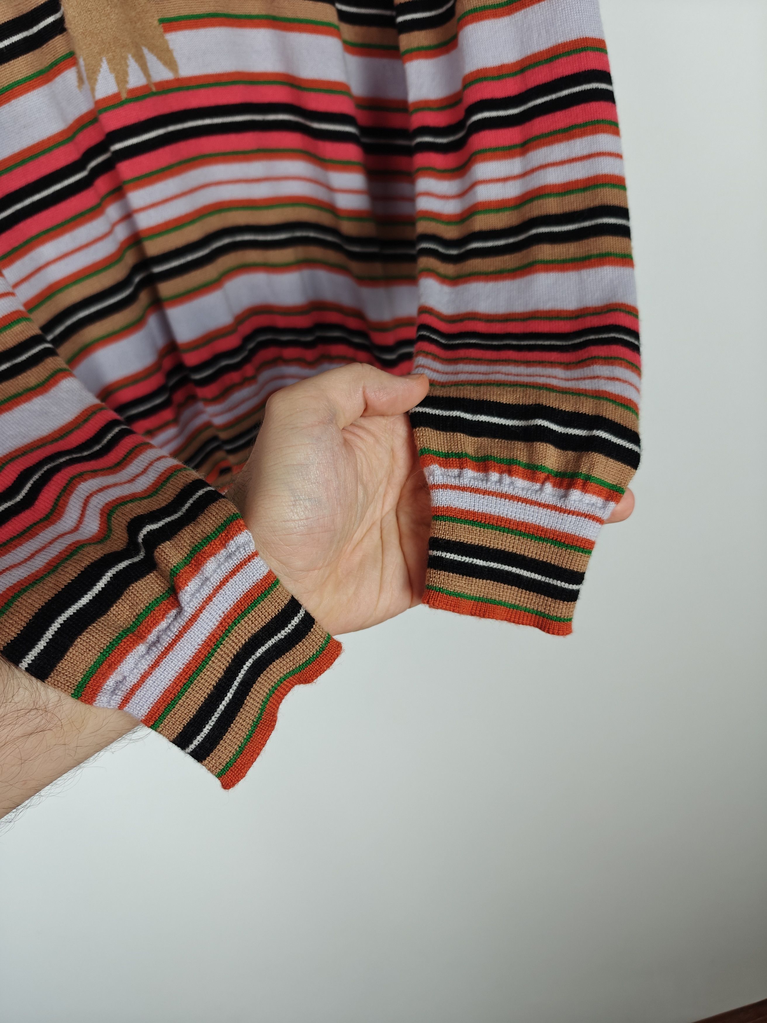Paul Smith PS Paul Smith Striped Knit Sweater Embroidered Bird size S Size S / US 4 / IT 40 - 7 Thumbnail