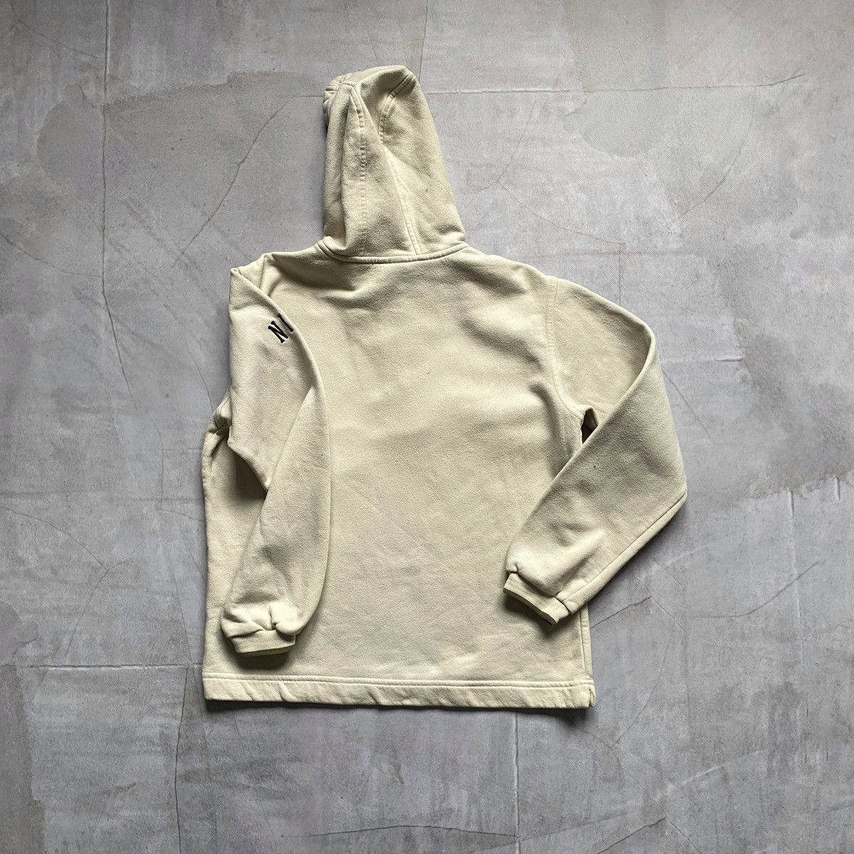 Nike × Vintage 90s Nike Big Logo Swoosh Baggy Hoodie Y2K Half Zip Size S / US 4 / IT 40 - 7 Thumbnail