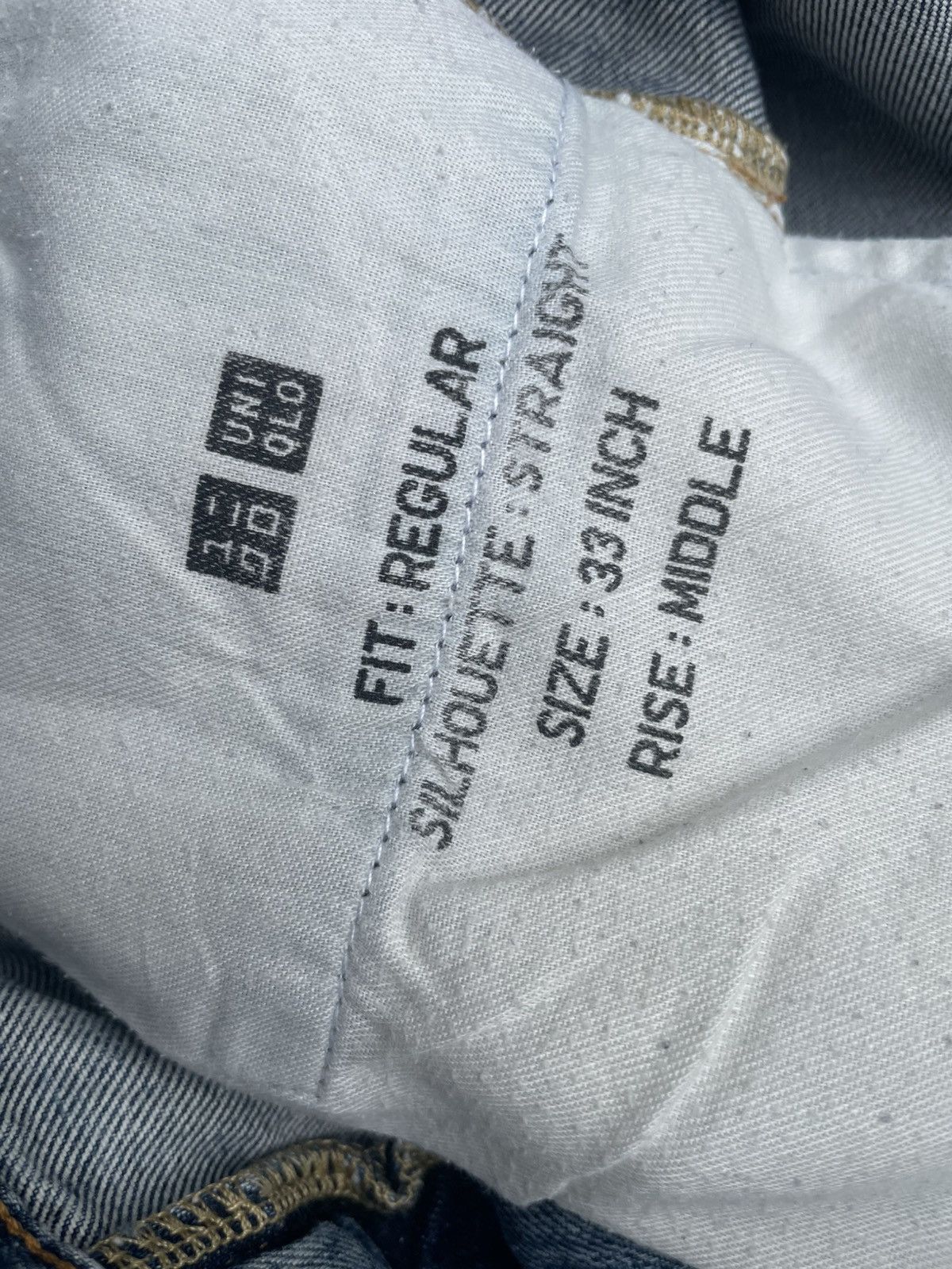 Japanese Brand × Uniqlo Uniqlo Selvedge Distresed Jeans Size US 35 - 19 Thumbnail