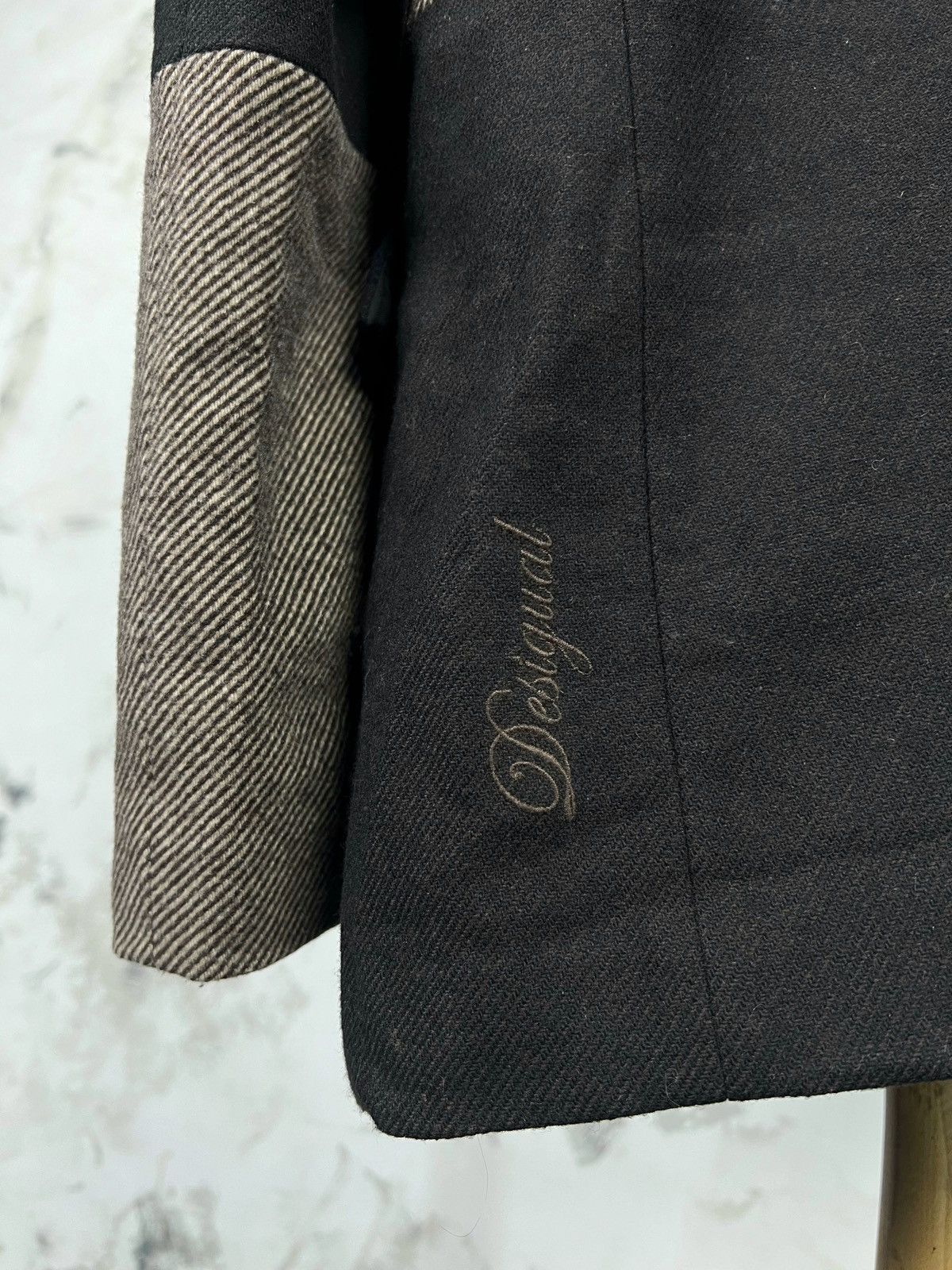 Desigual Desigual Wool Tweed Patchwork Duffle Coat Size L - XL 54 Size US L / EU 52-54 / 3 - 5 Thumbnail
