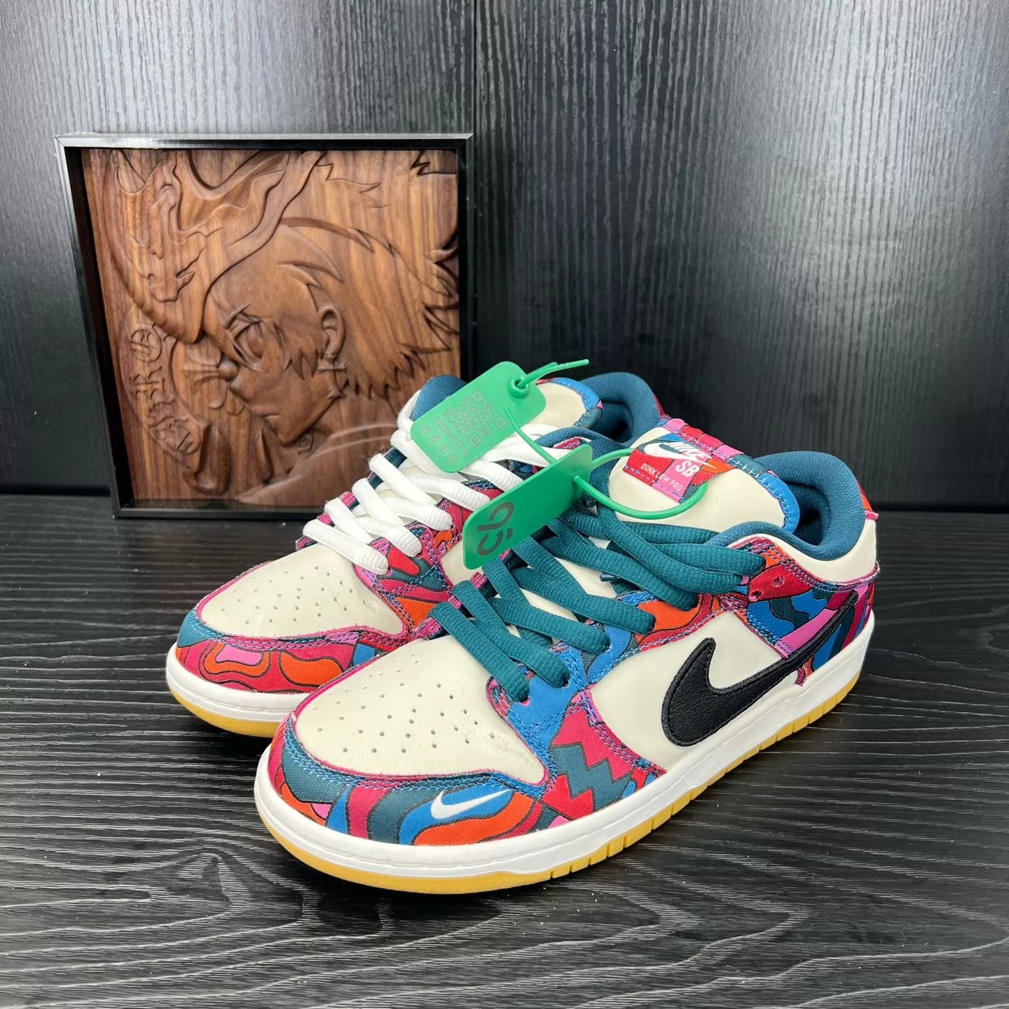 Nike Nike Dunk SB White Red Blue 42 Worn Once With Box Size US 8.5 / EU 41-42 - 1 Thumbnail