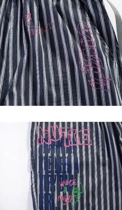 Other 20SS Indigo Union Japan Navy Oxford Striped Shorts Size US 31 - 3 Thumbnail