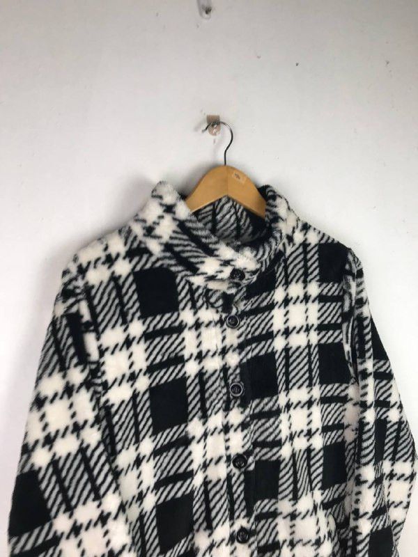 Japanese Brand × Vintage Very Rare Fleece Full Button Ups Size US M / EU 48-50 / 2 - 5 Thumbnail