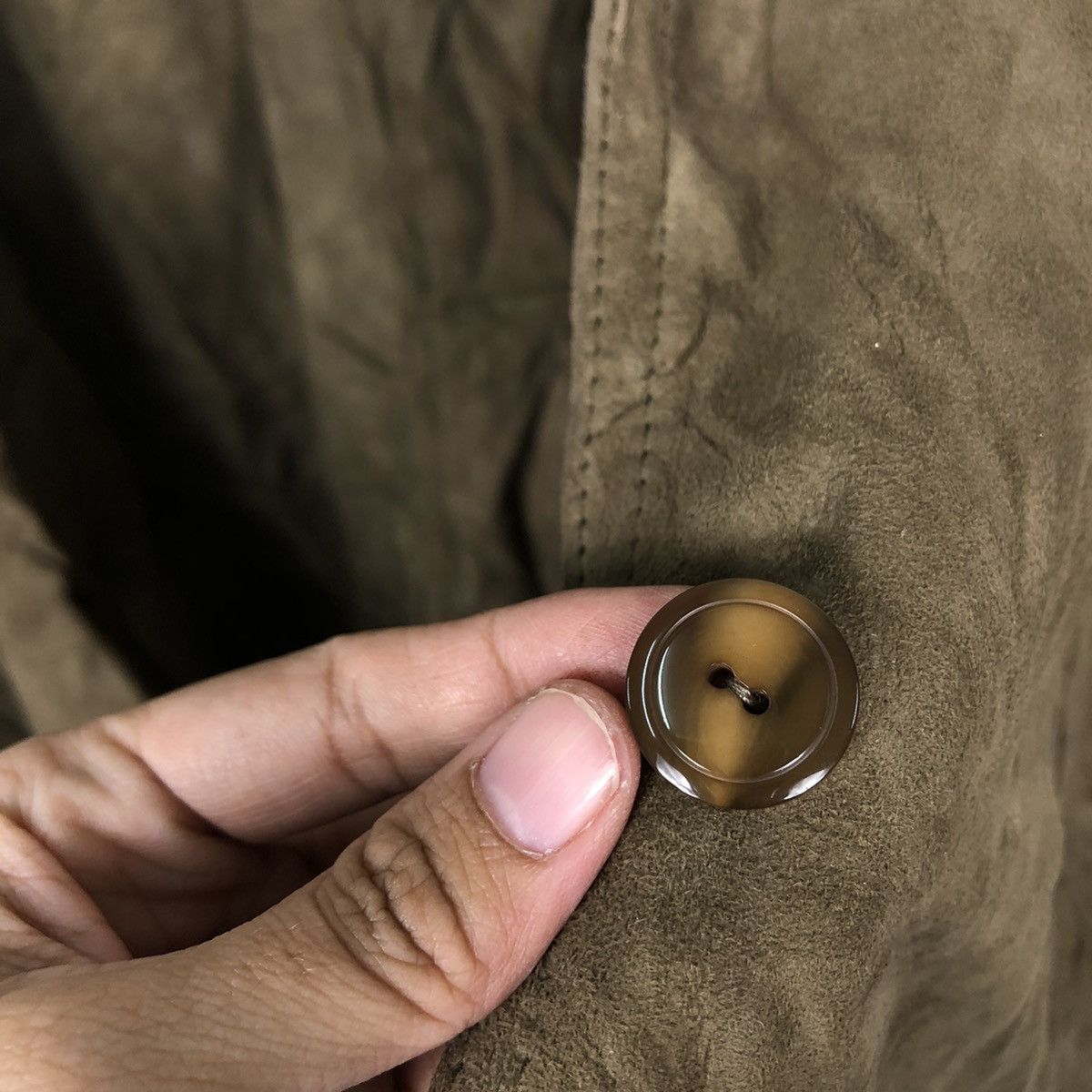 Lancel 🔥Rich Brown - Long Fly Jacket Genuine Leather Lance Paris Size US M / EU 48-50 / 2 - 14 Thumbnail