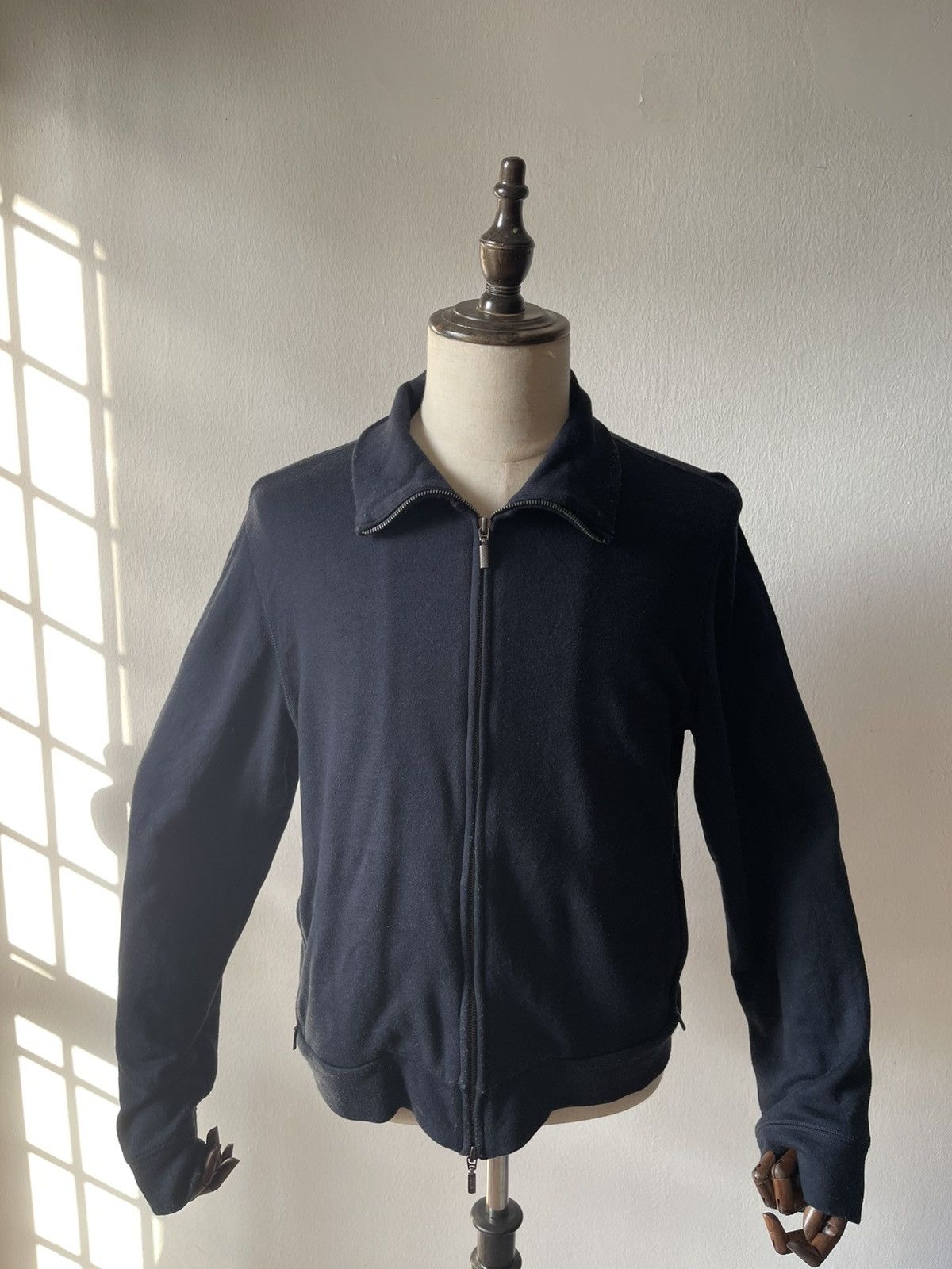 Armani Collezioni 90s Armani Collezioni Zipper Jacket C1 Size US M / EU 48-50 / 2 - 1 Thumbnail