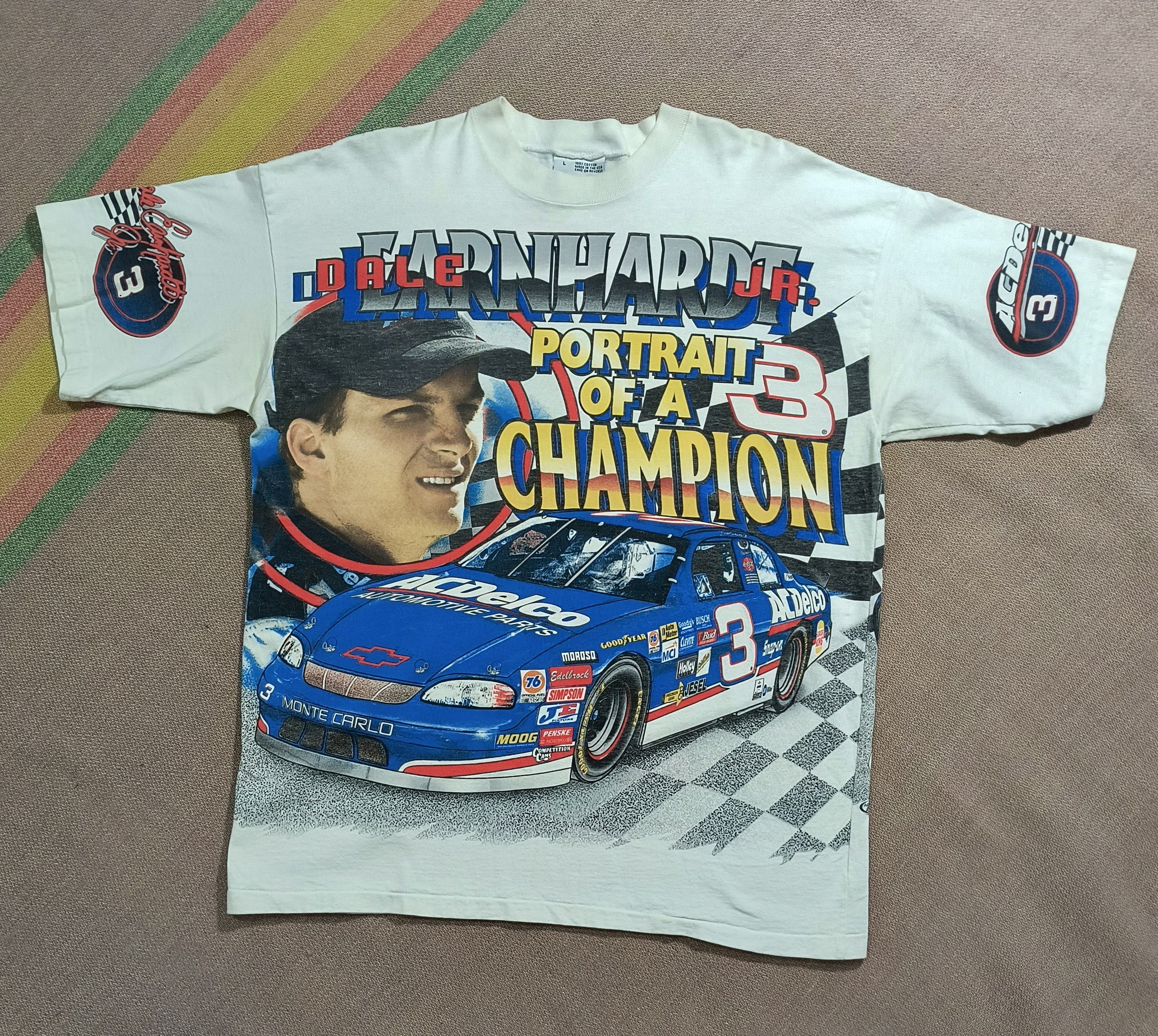 Chase Authentics Vintage NASCAR Dale Earnhardt Jr champion 1998 tee Size US L / EU 52-54 / 3 - 2 Thumbnail