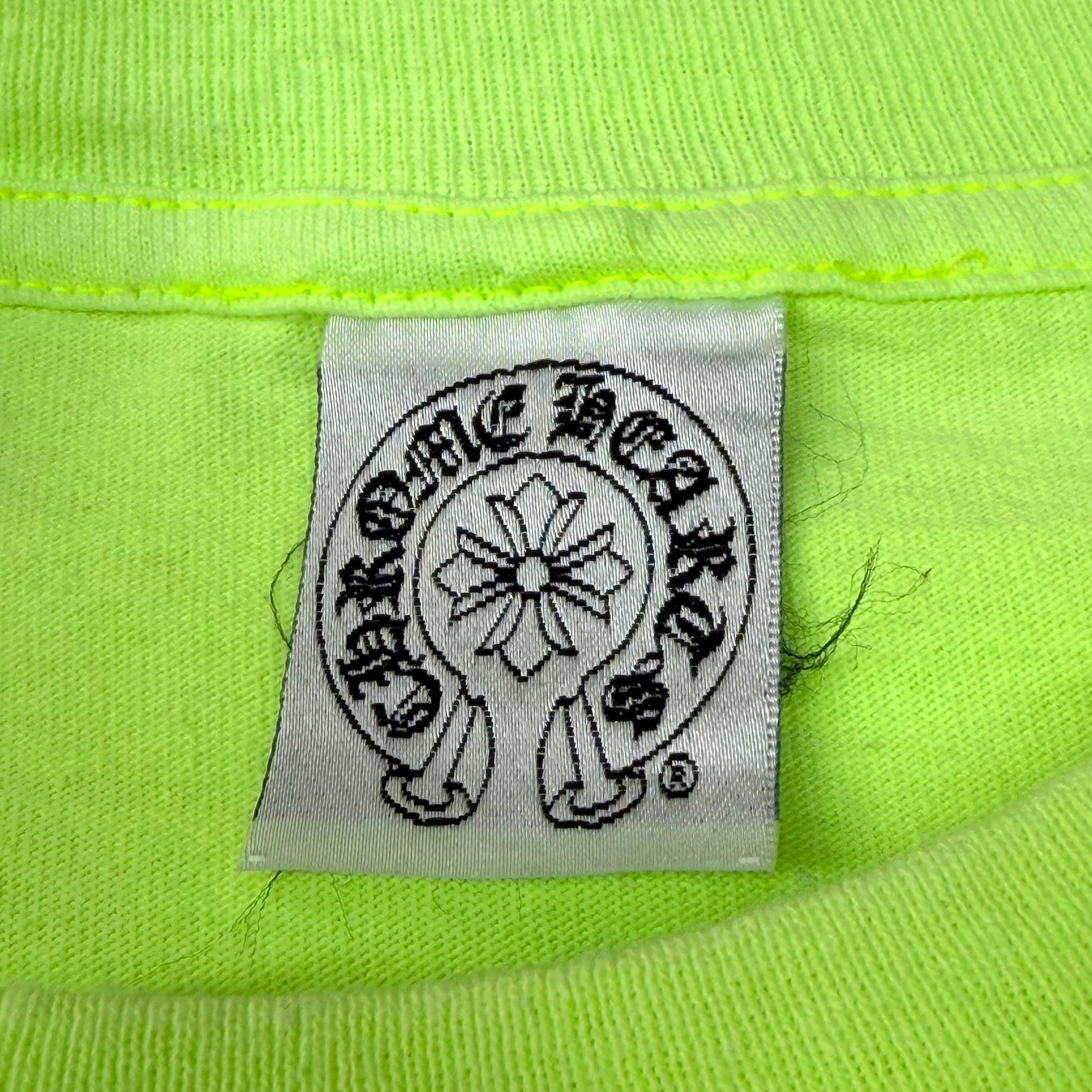 Chrome Hearts Vintage Chrome Hearts NYC Scroll Logo Tee Neon M Size US M / EU 48-50 / 2 - 7 Thumbnail