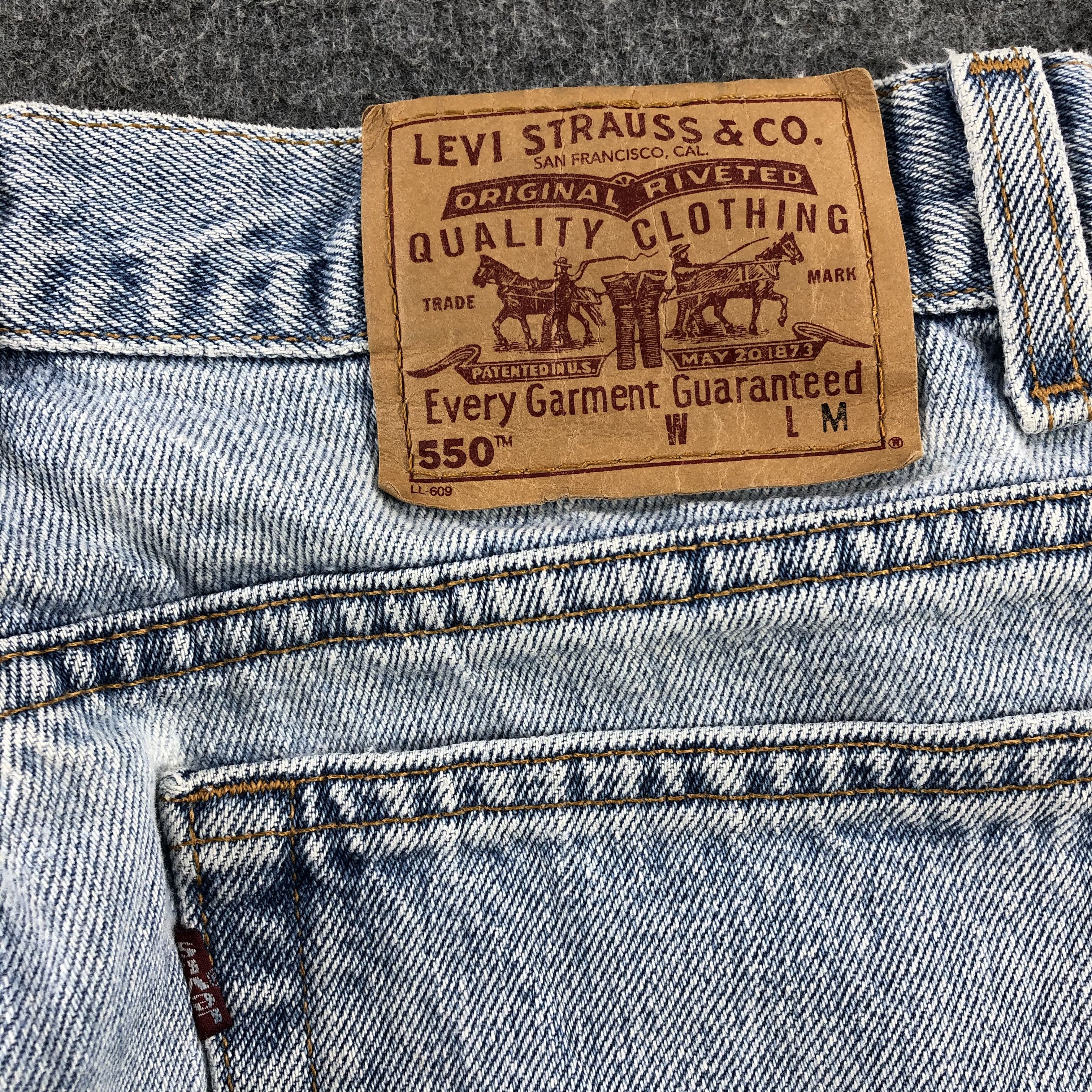 Levi's × Vintage 90s Vintage Light Wash Levis 550 Jeans-JM1798 Size US 34 / EU 50 - 4 Thumbnail