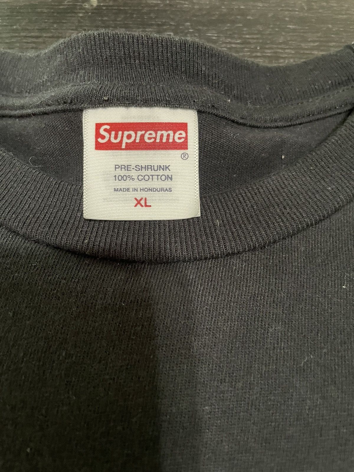Supreme Authentic Supreme black graphic tee in size XL. Size US XL / EU 56 / 4 - 4 Thumbnail