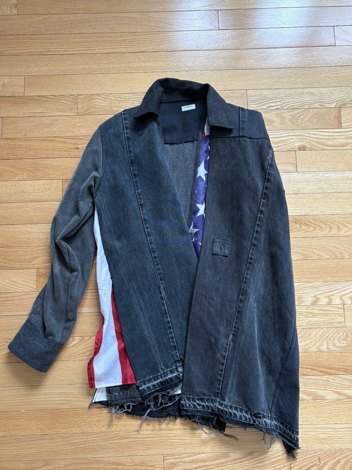 Old Park OLD PARK DECONSTRUCTED DENIM COAT AMERICAN FLAG Size US M / EU 48-50 / 2 - 1 Thumbnail