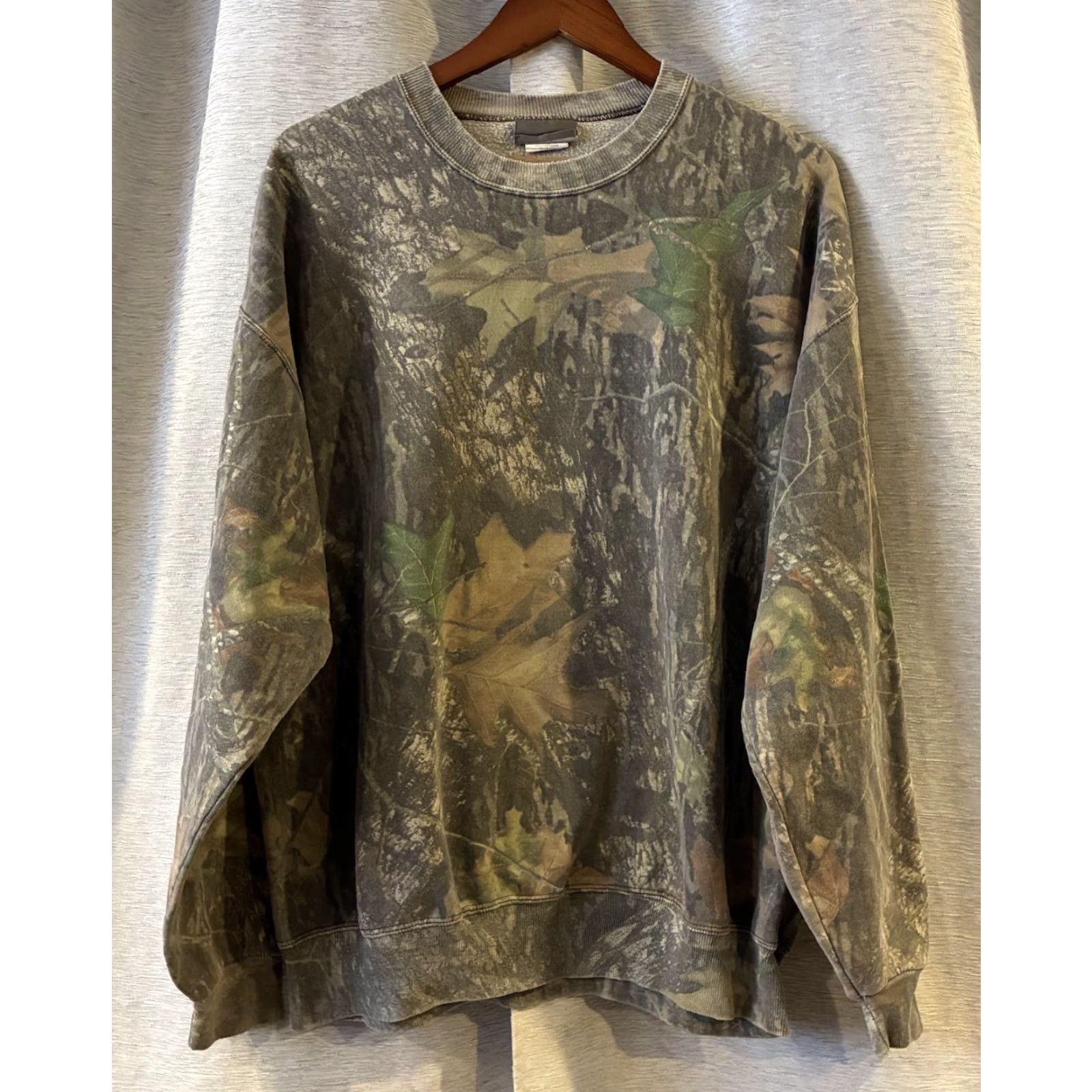 Jerzees VINTAGE Jerzees Outdoor Sweatshirt Mens XL Mossy Oak Camo Pullover 90s Outdoor Shirt Mens XL Mossy Oak Camo 90s Size US XL / EU 56 / 4 - 2 Thumbnail