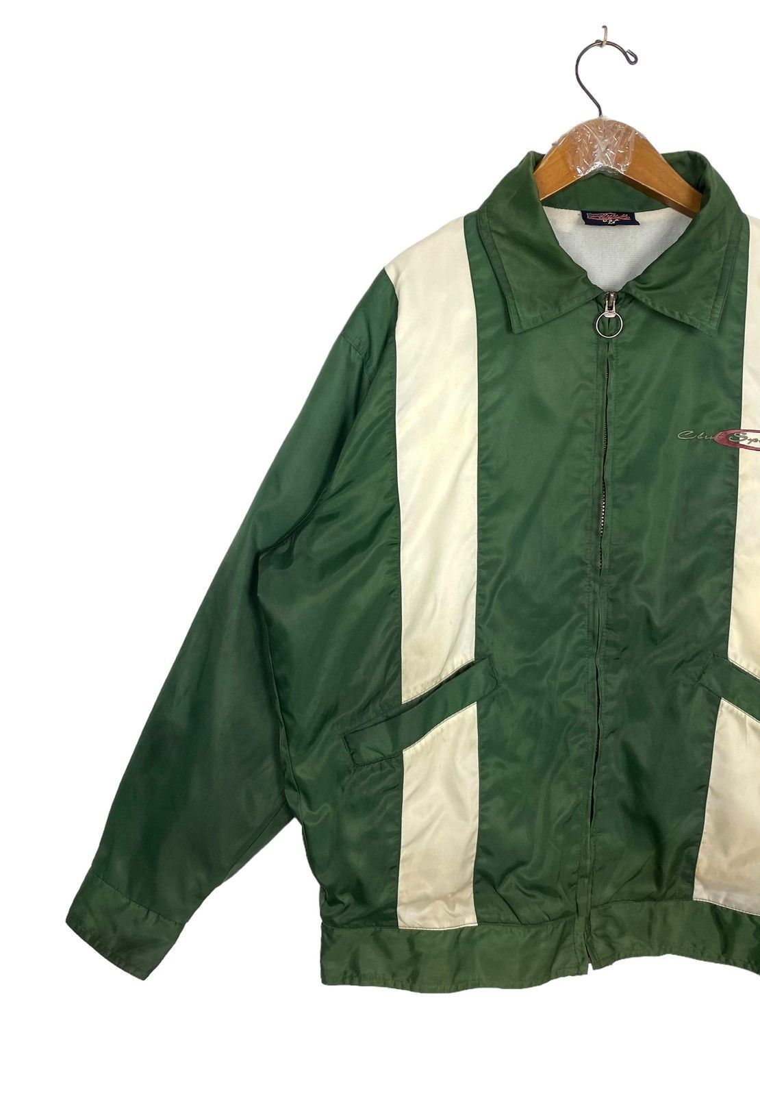 Vintage Rare‼️ Vintage Club Sportwear Stripe Zipper Jacket Size US L / EU 52-54 / 3 - 2 Thumbnail