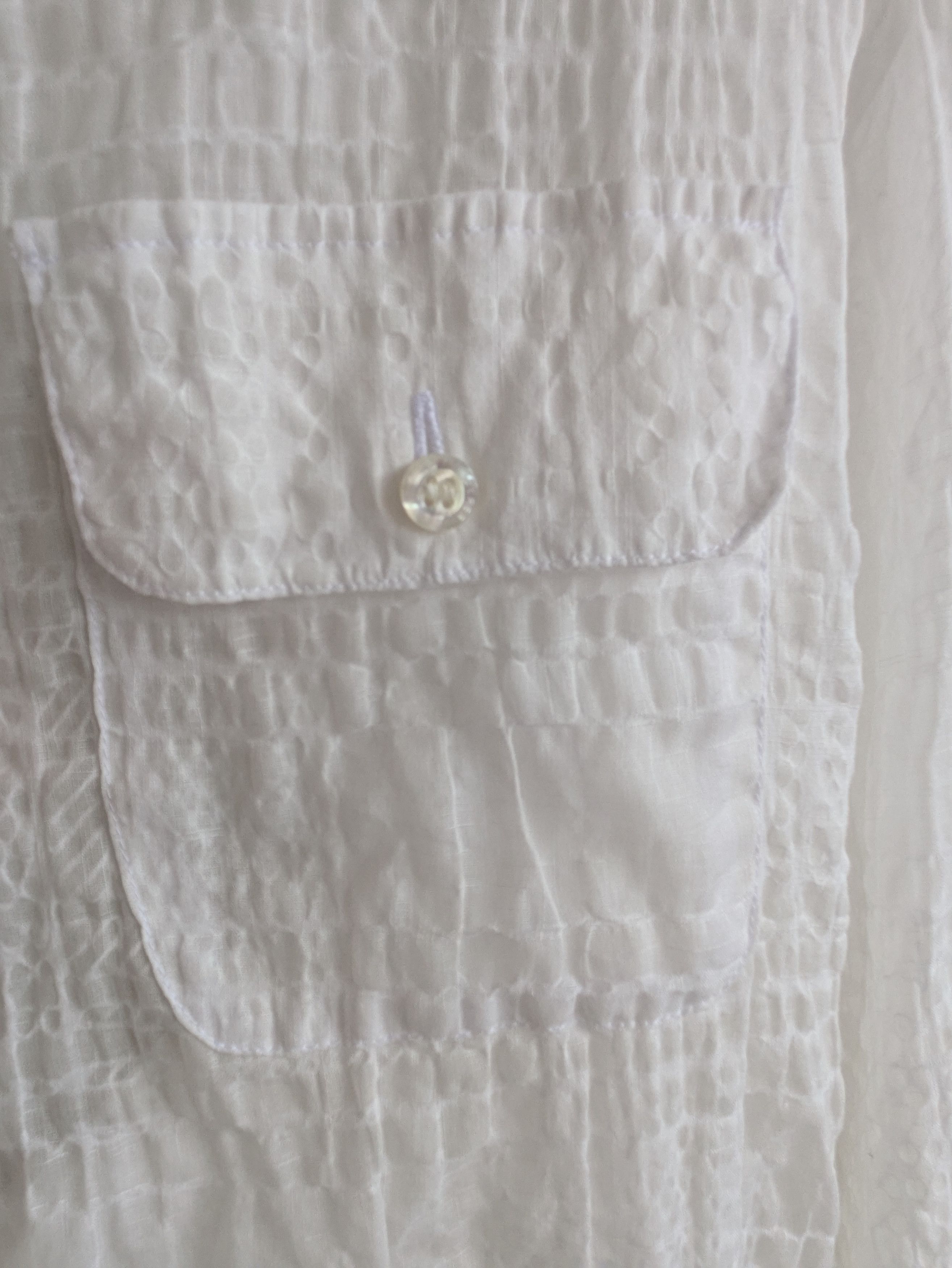 Japanese Brand BELPER Integrated Sleeve Shirt With Layered Back Panel Size US S / EU 44-46 / 1 - 4 Thumbnail