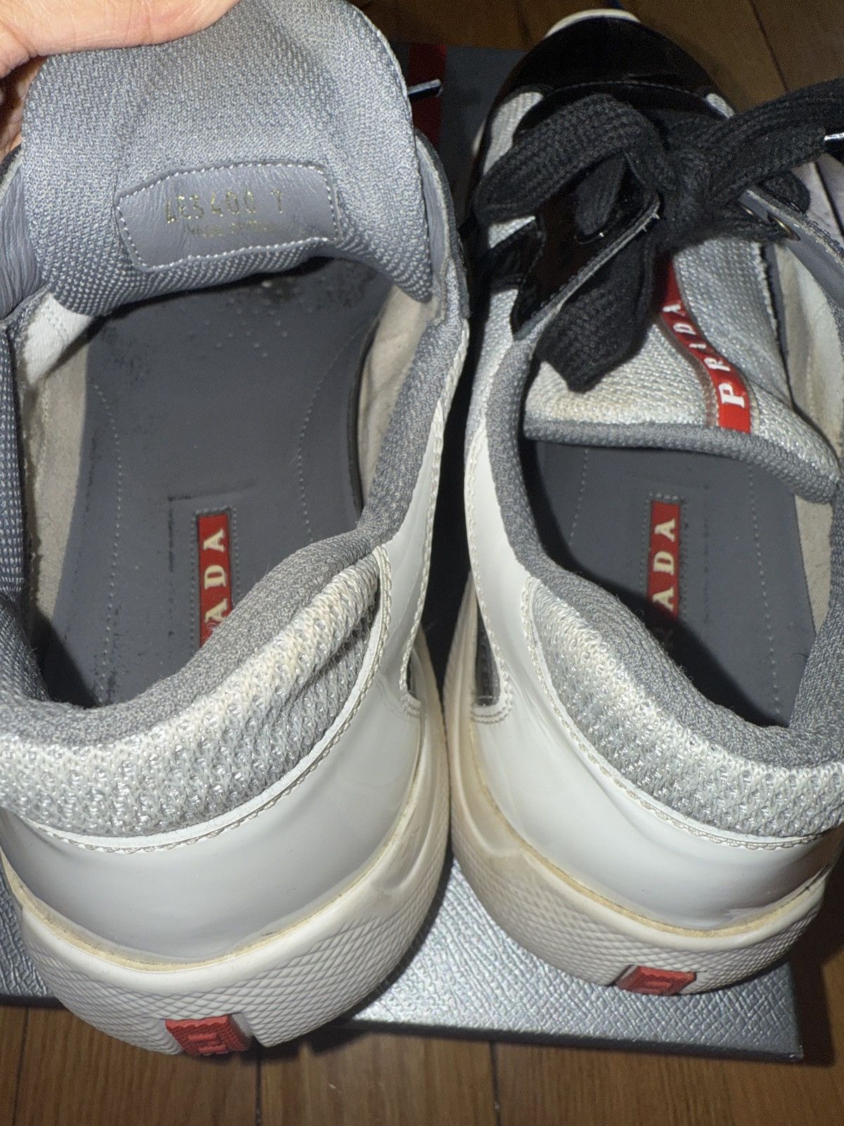 Prada Patent leather prada sneakers Size US 7 / EU 40 - 6 Thumbnail