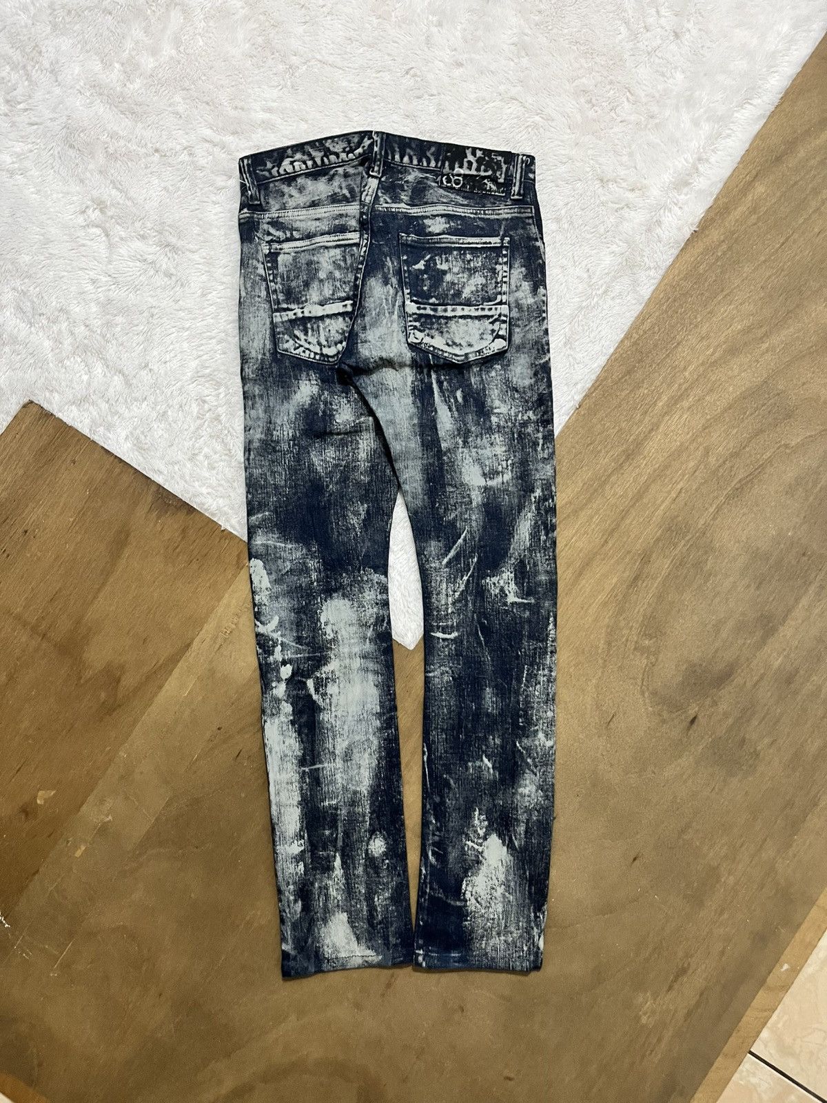 Other Johnbull Japan Acid Wash Skinny Denim Jeans Size US 31 - 3 Thumbnail