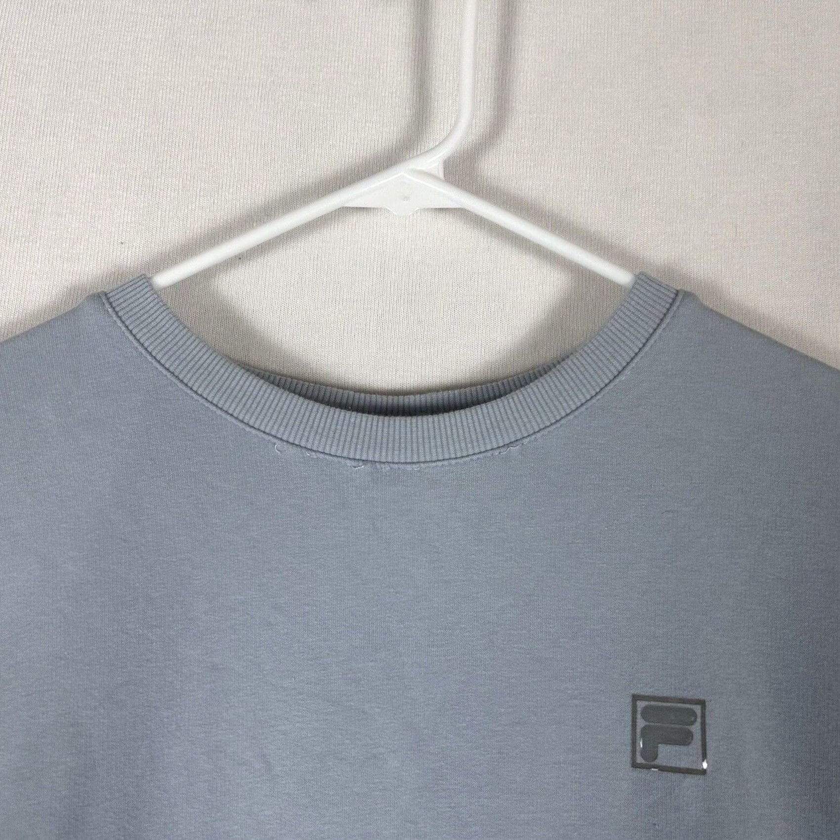 Fila FILA Mens Classic Sweatshirt Size L Blue Long Sleeve Pullover Pockets Casual Size US L / EU 52-54 / 3 - 2 Thumbnail