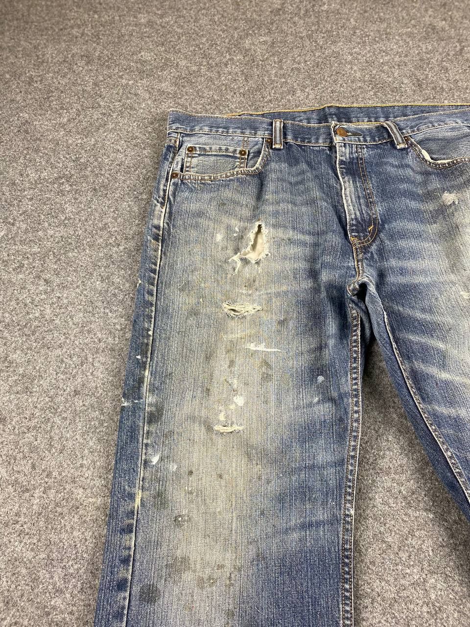Levi's levis 559 paint splatter distressed denim Size US 40 / EU 56 - 10 Thumbnail